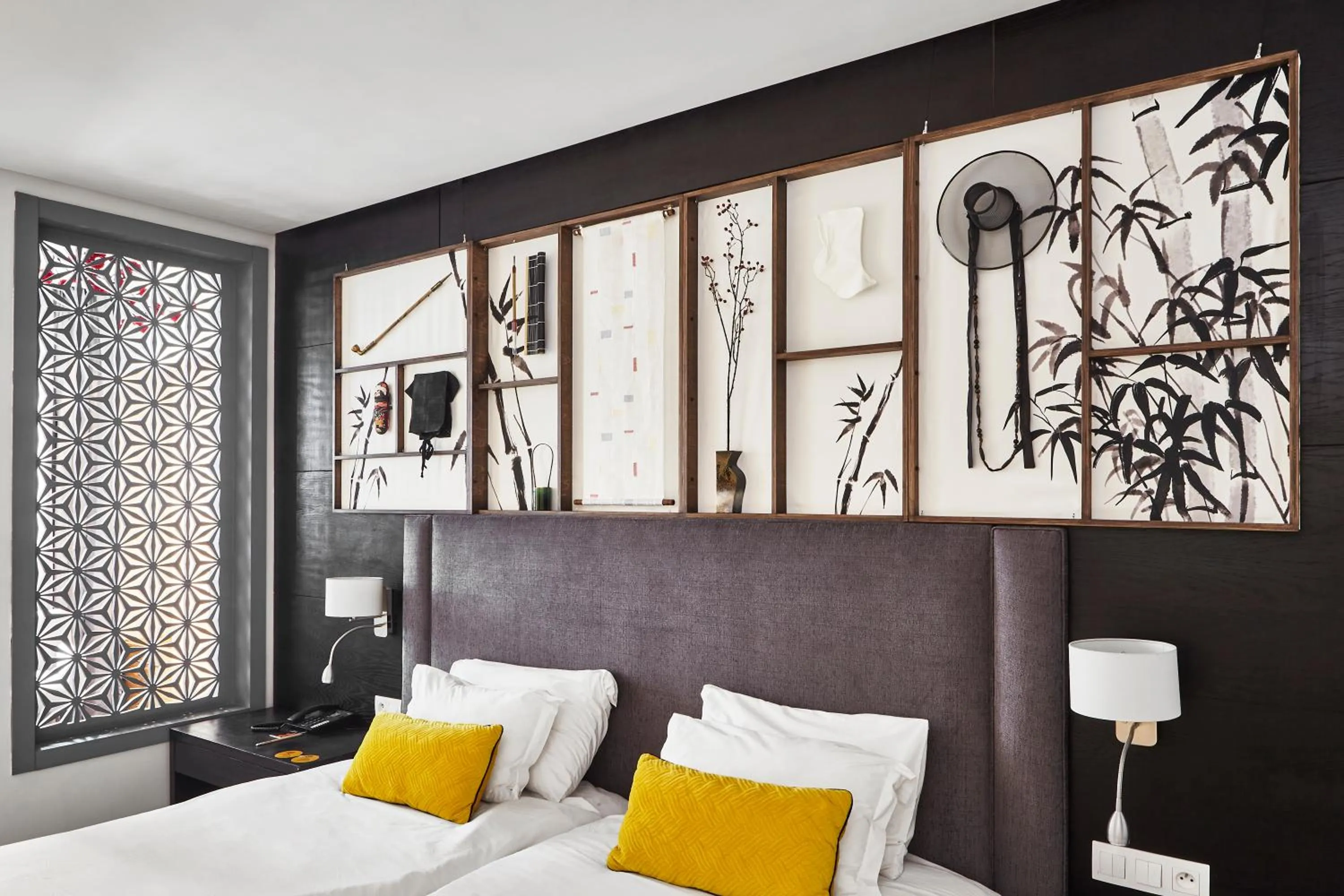 Bed in ODYSSEE Boutique Hotel Casablanca