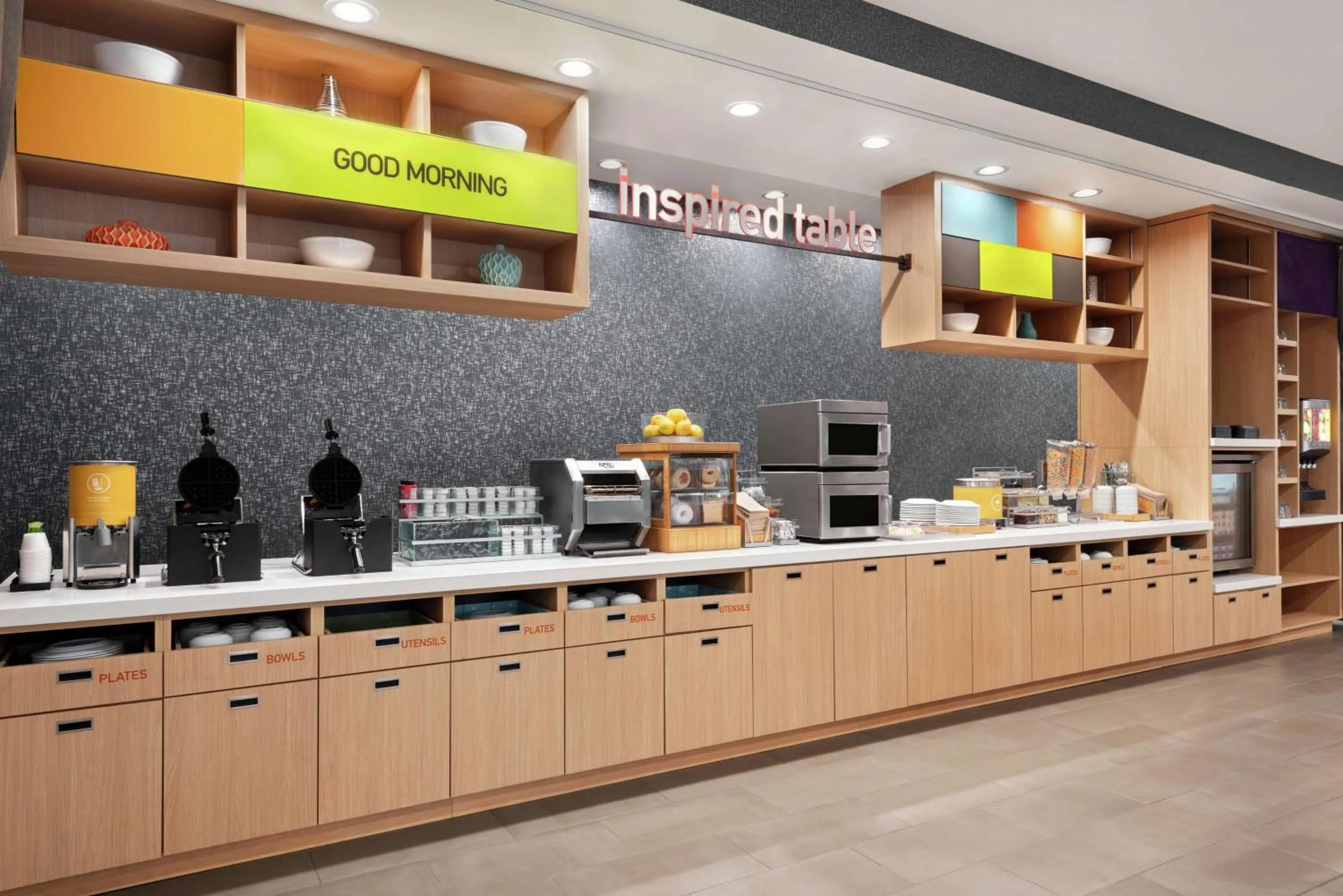 Breakfast in Home2 Suites By Hilton Columbia Harbison