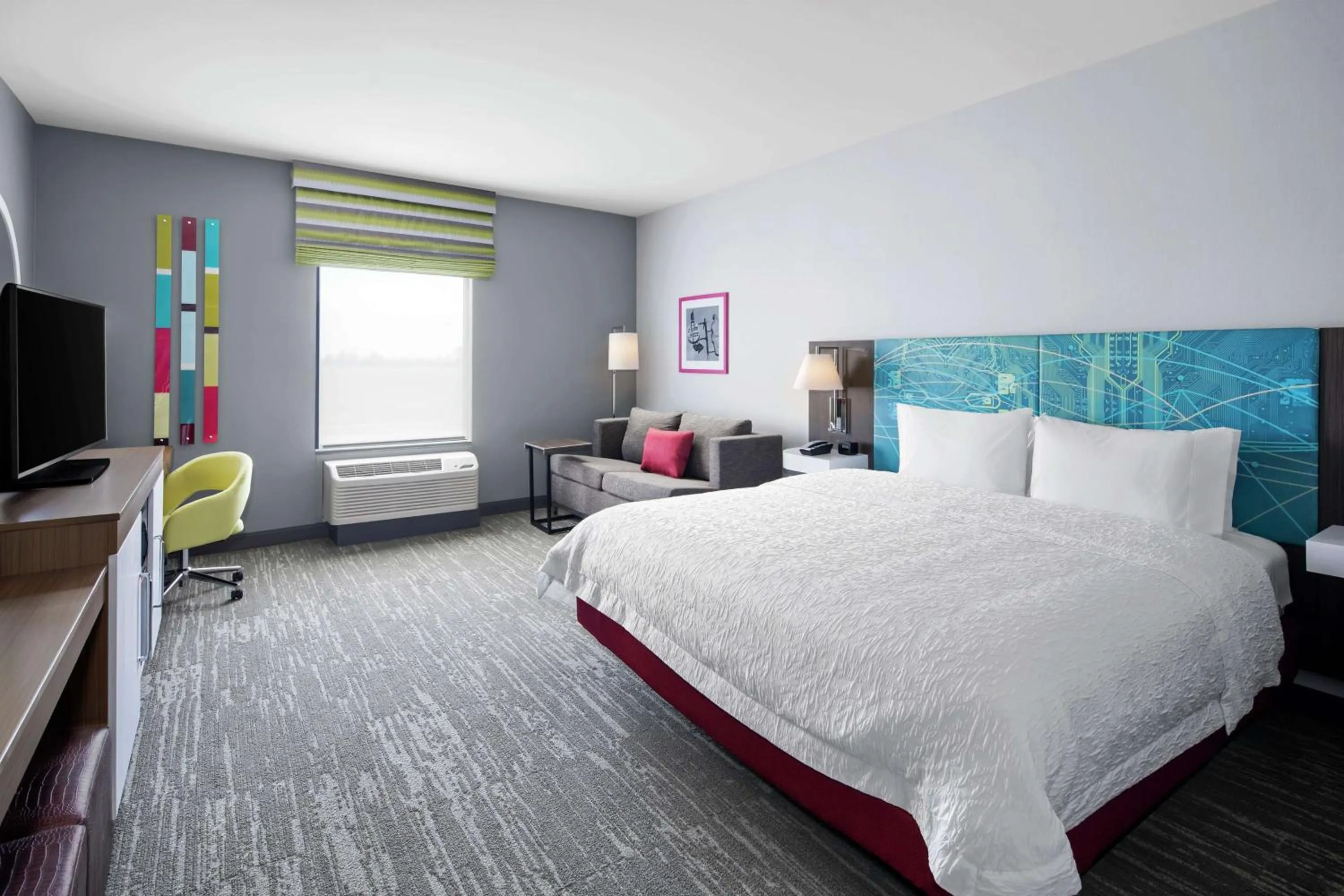 Bedroom, Bed in Hampton Inn Sikeston