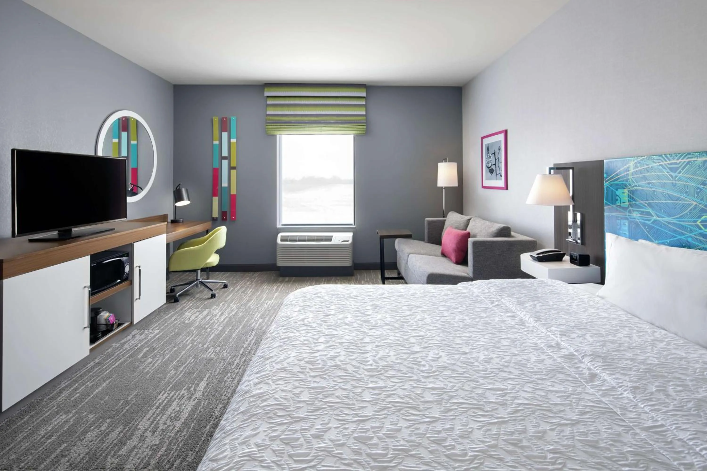 Bedroom, Bed in Hampton Inn Sikeston