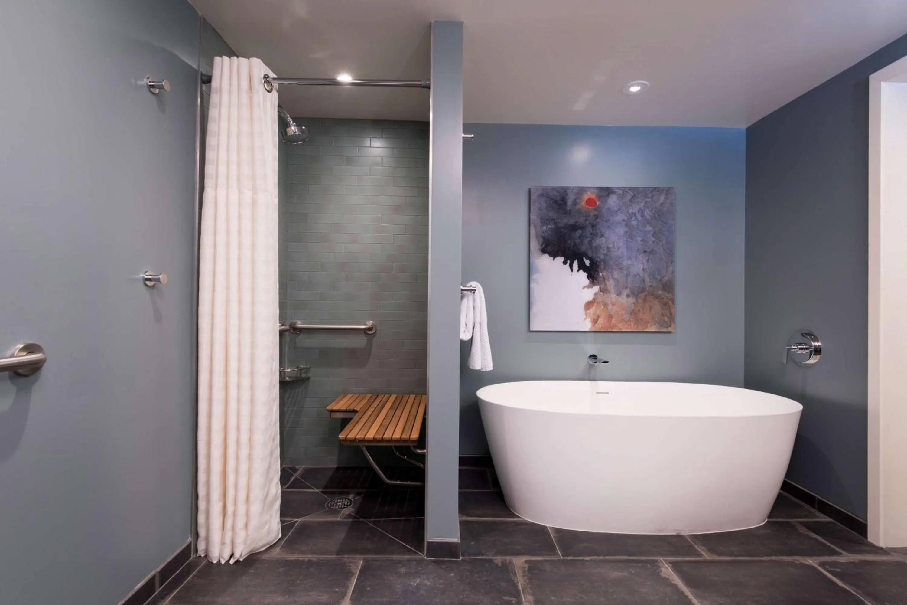 Bathroom in Hilton Grand Vacations Club Ocean Tower Waikoloa Village