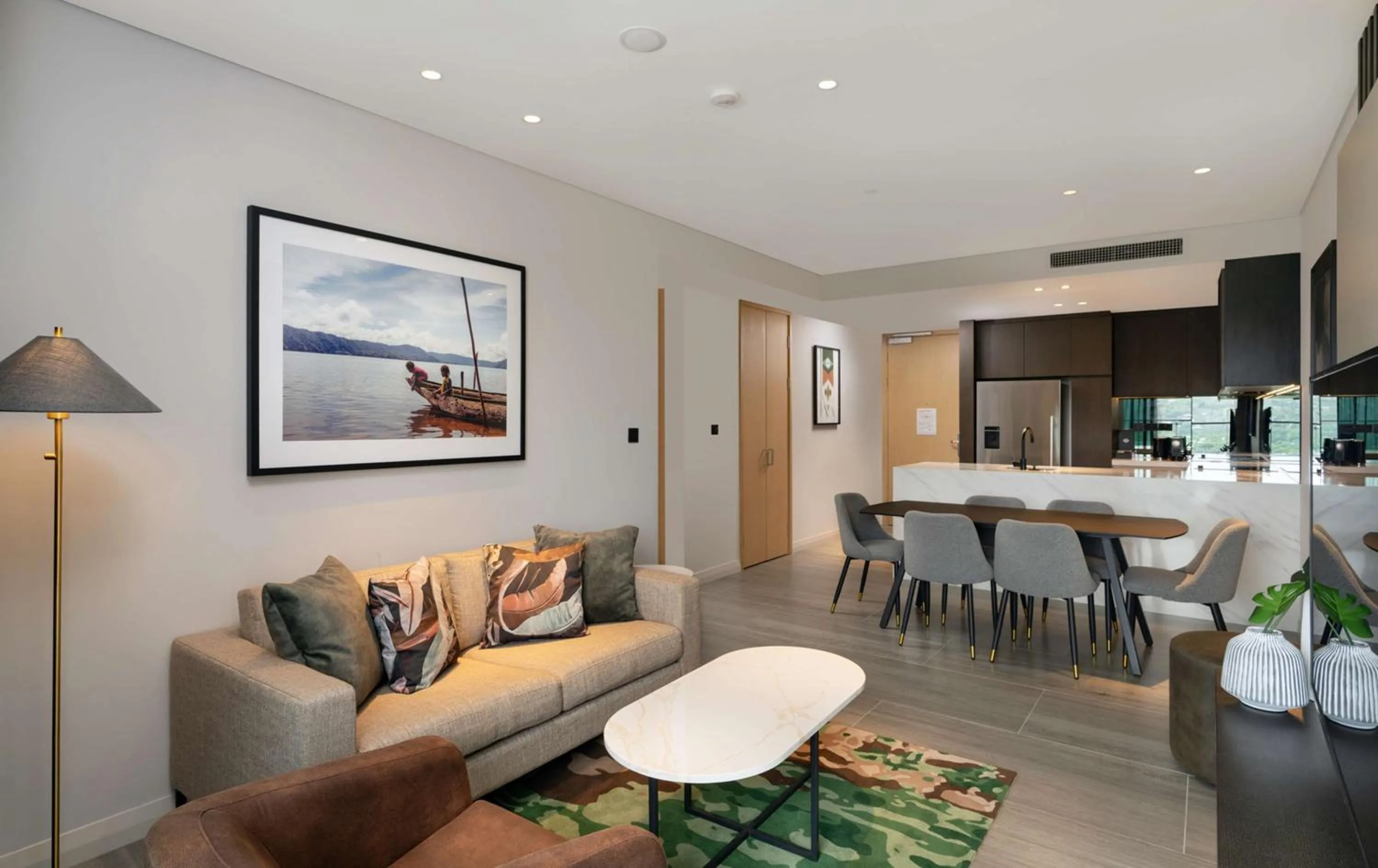 Kitchen or kitchenette in Hilton Port Moresby Hotel & Residences