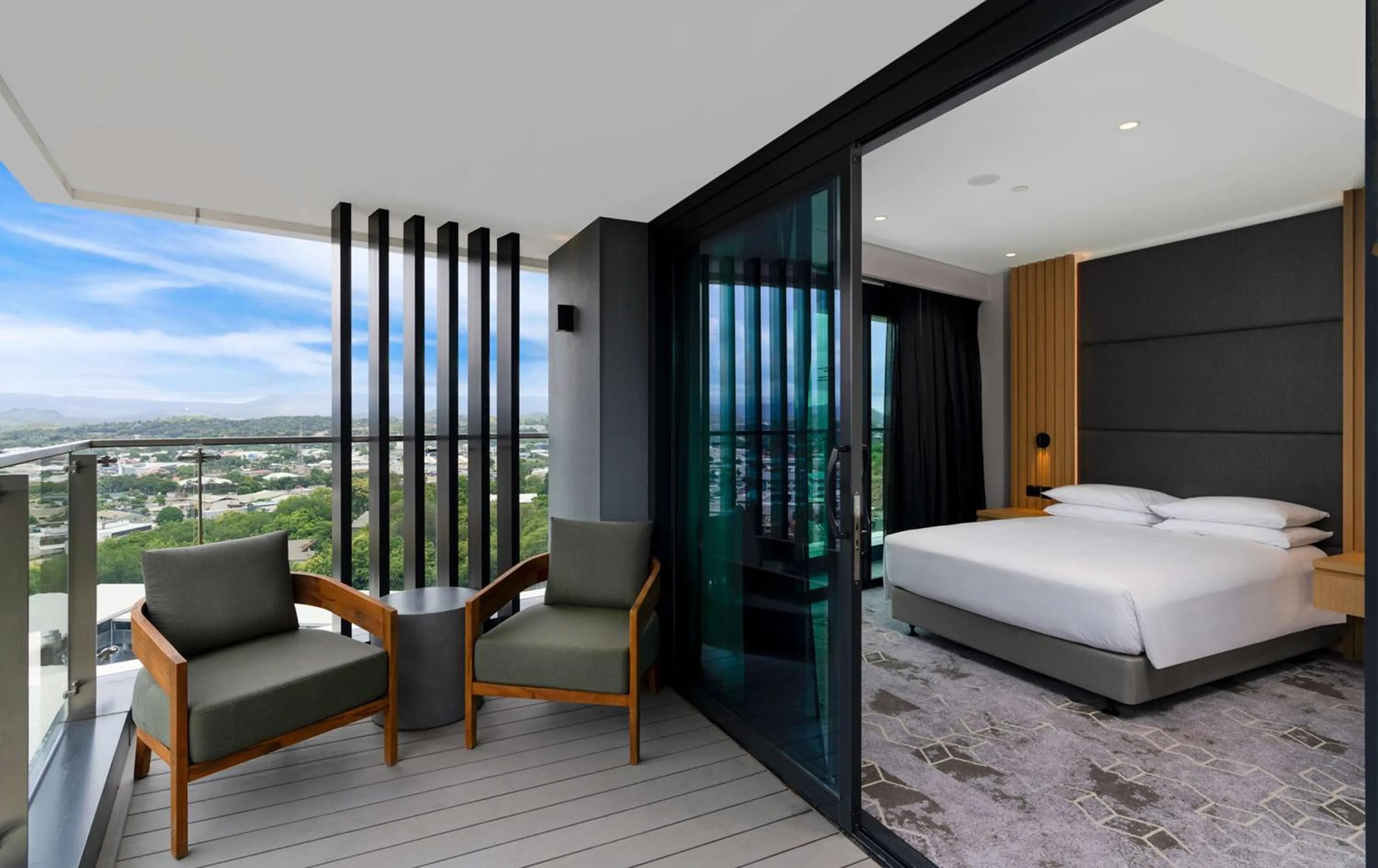 Bed in Hilton Port Moresby Hotel & Residences