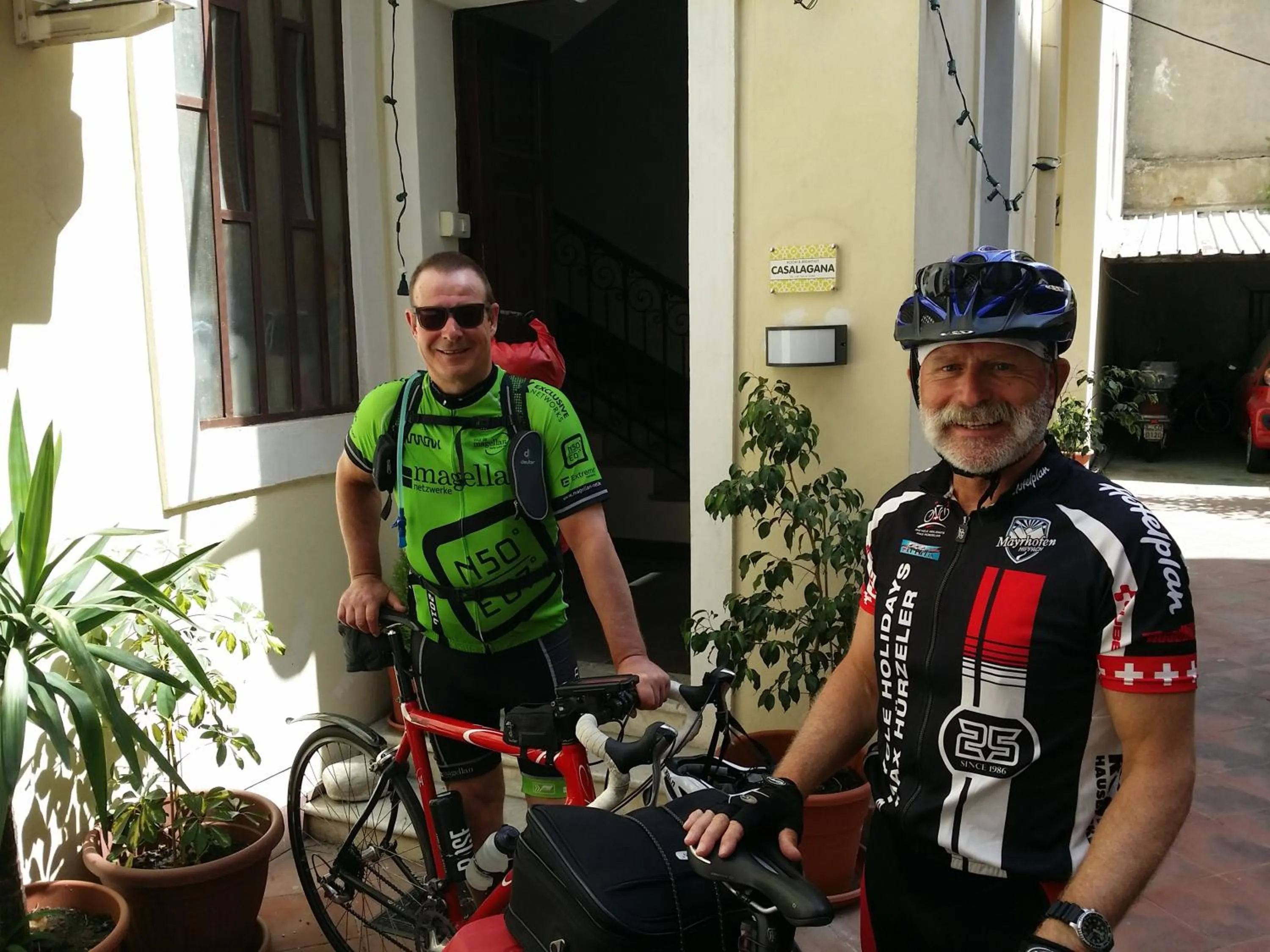 Patio in B&B Casa Laganà