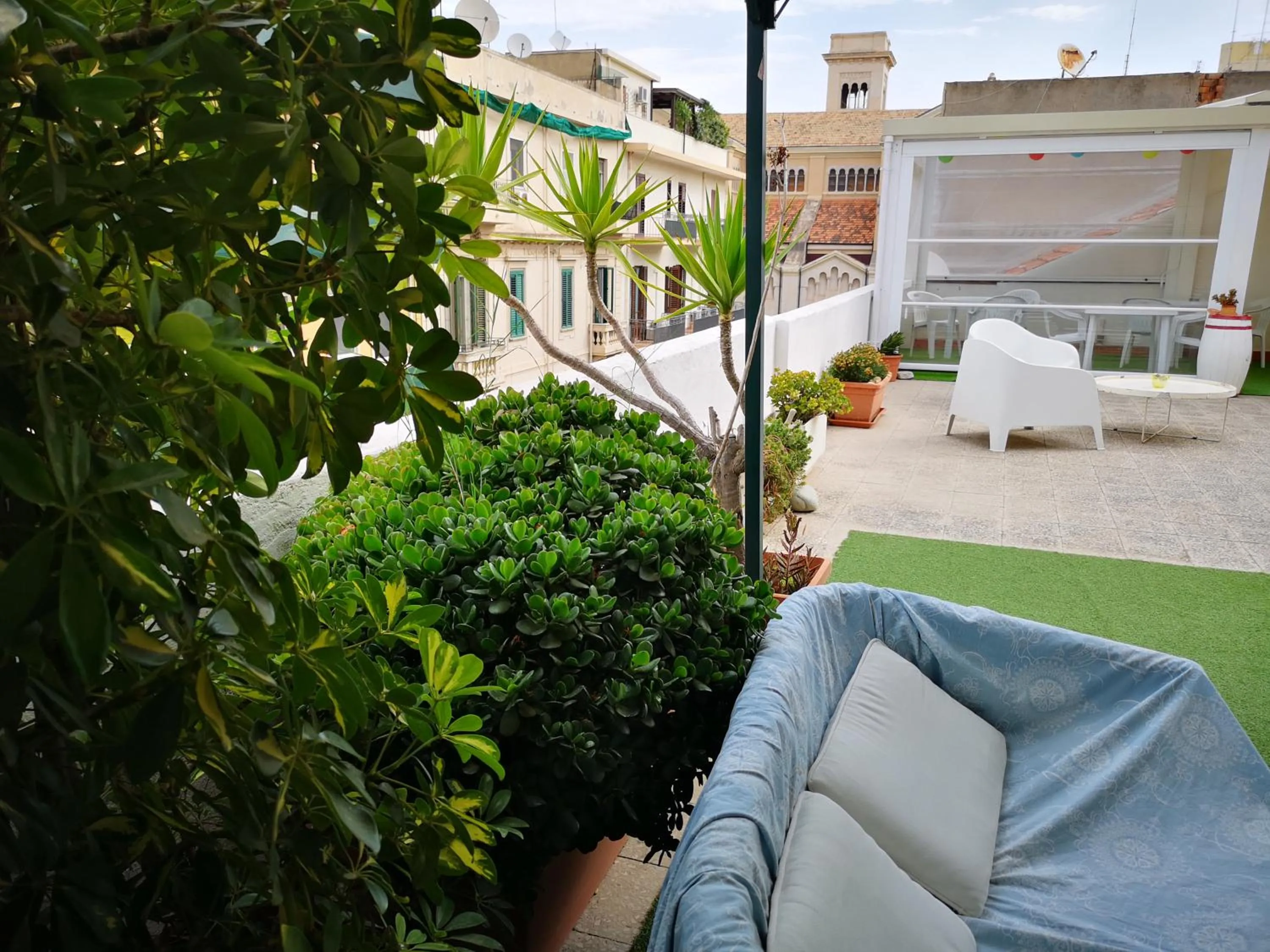 Patio in B&B Casa Laganà