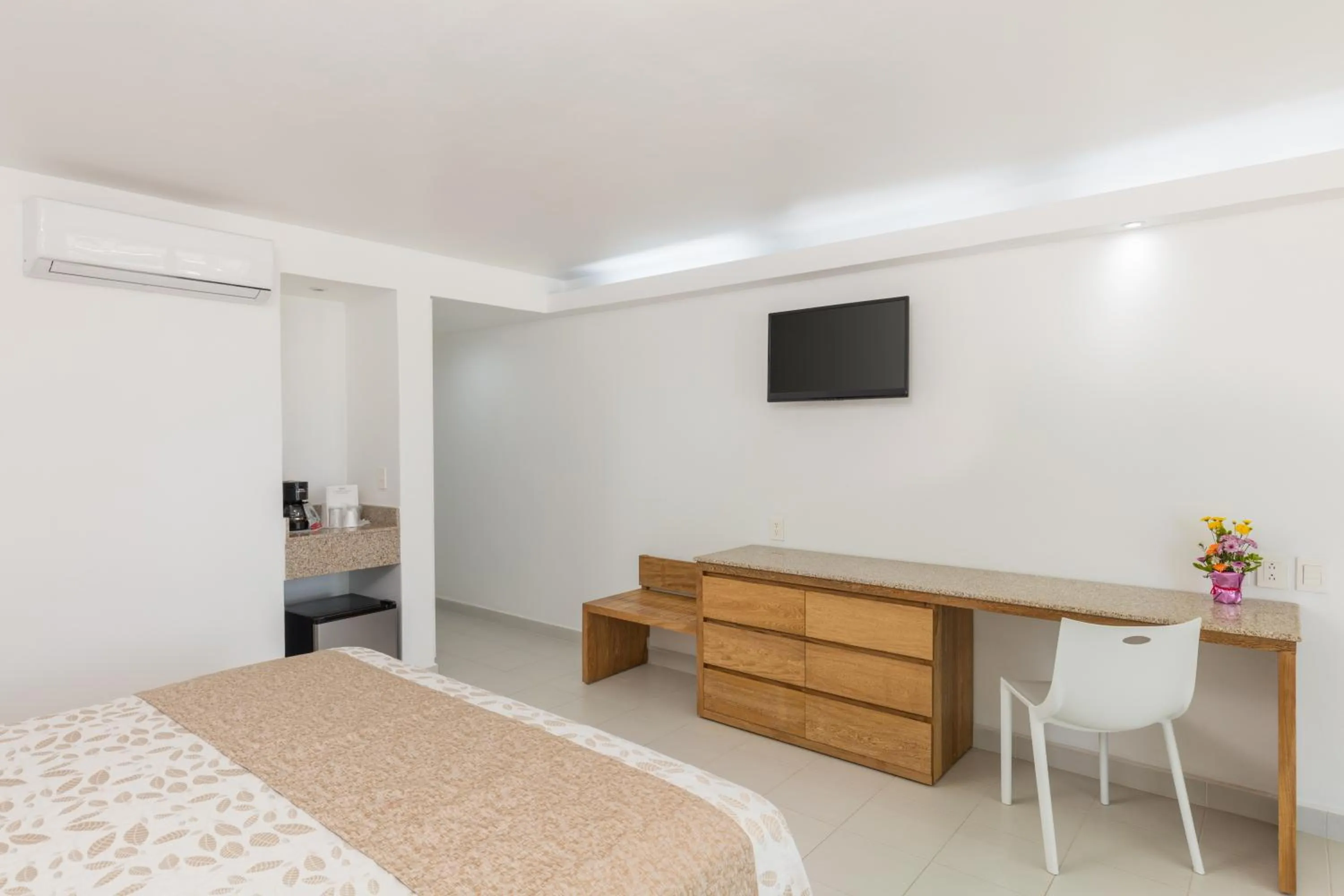 Bed in Posada Real Ixtapa