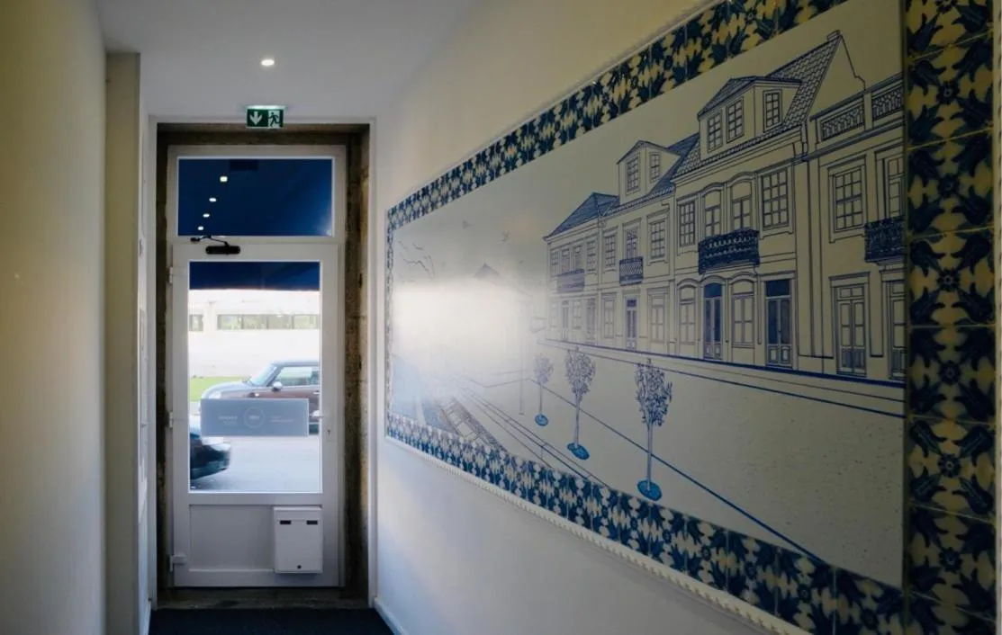 Facade/entrance in ó Poboa Guesthouse