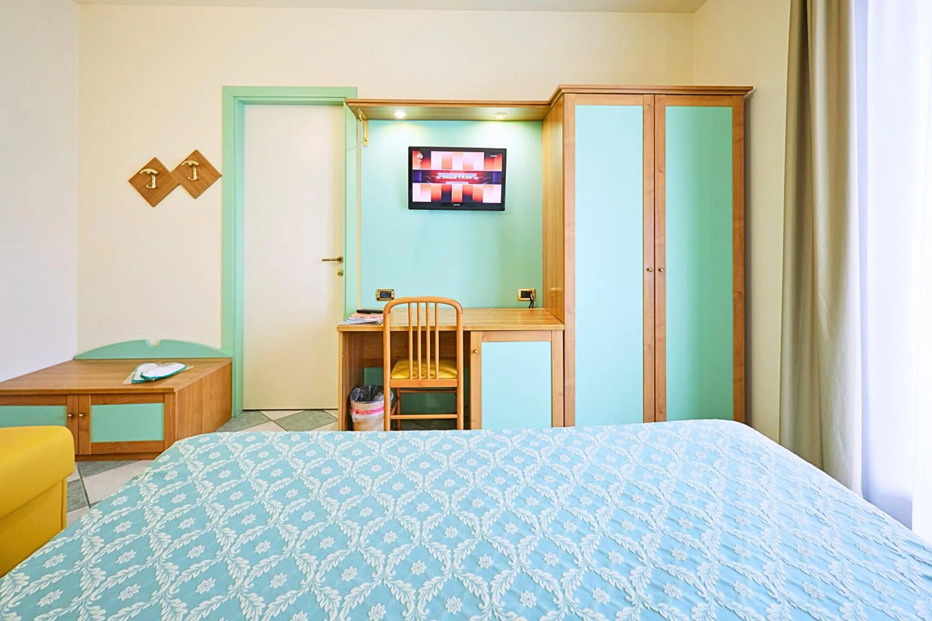 Bed in Hotel Villa Elena