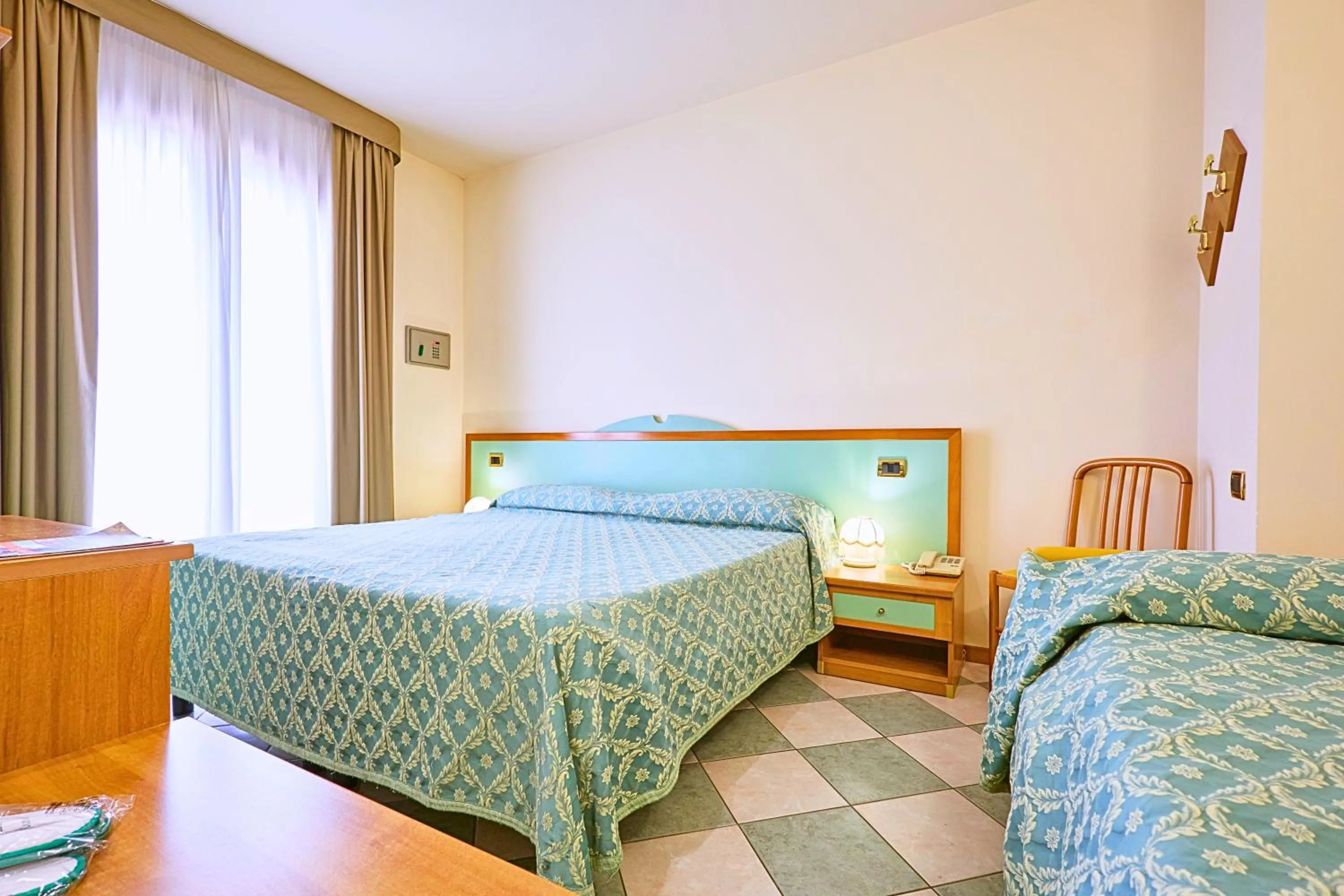 Bed in Hotel Villa Elena