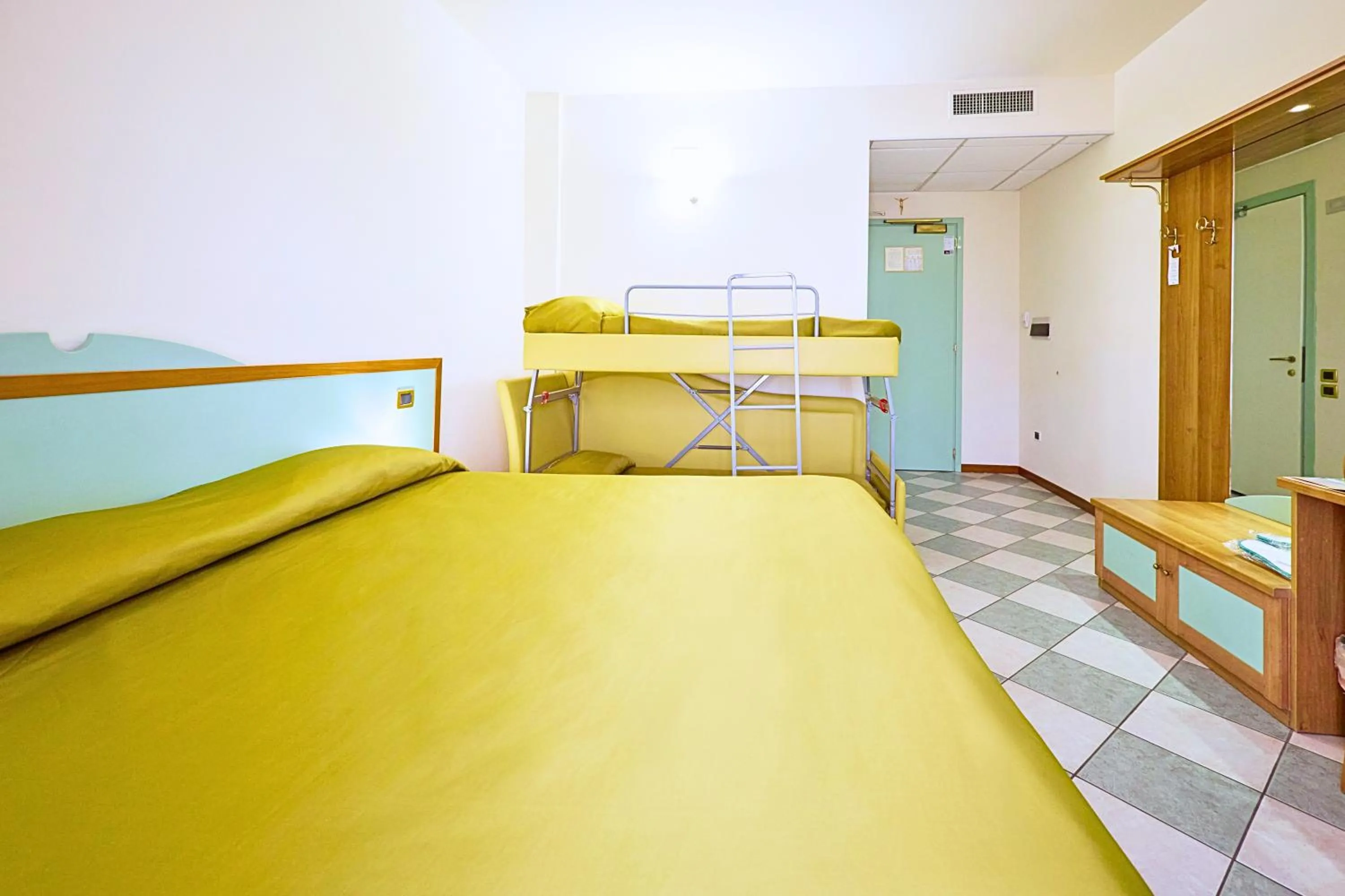 Bed in Hotel Villa Elena