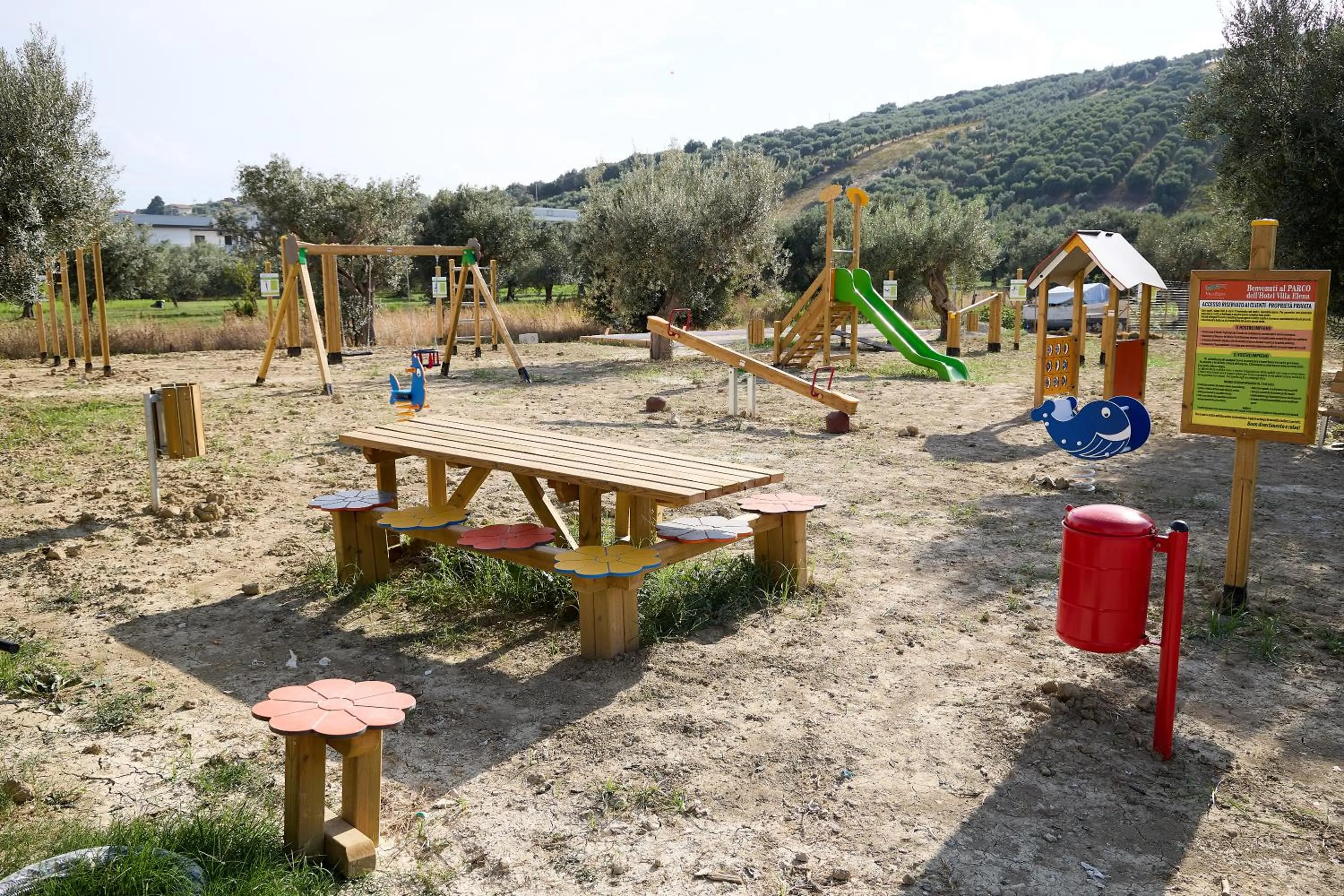Children play ground in Hotel Villa Elena