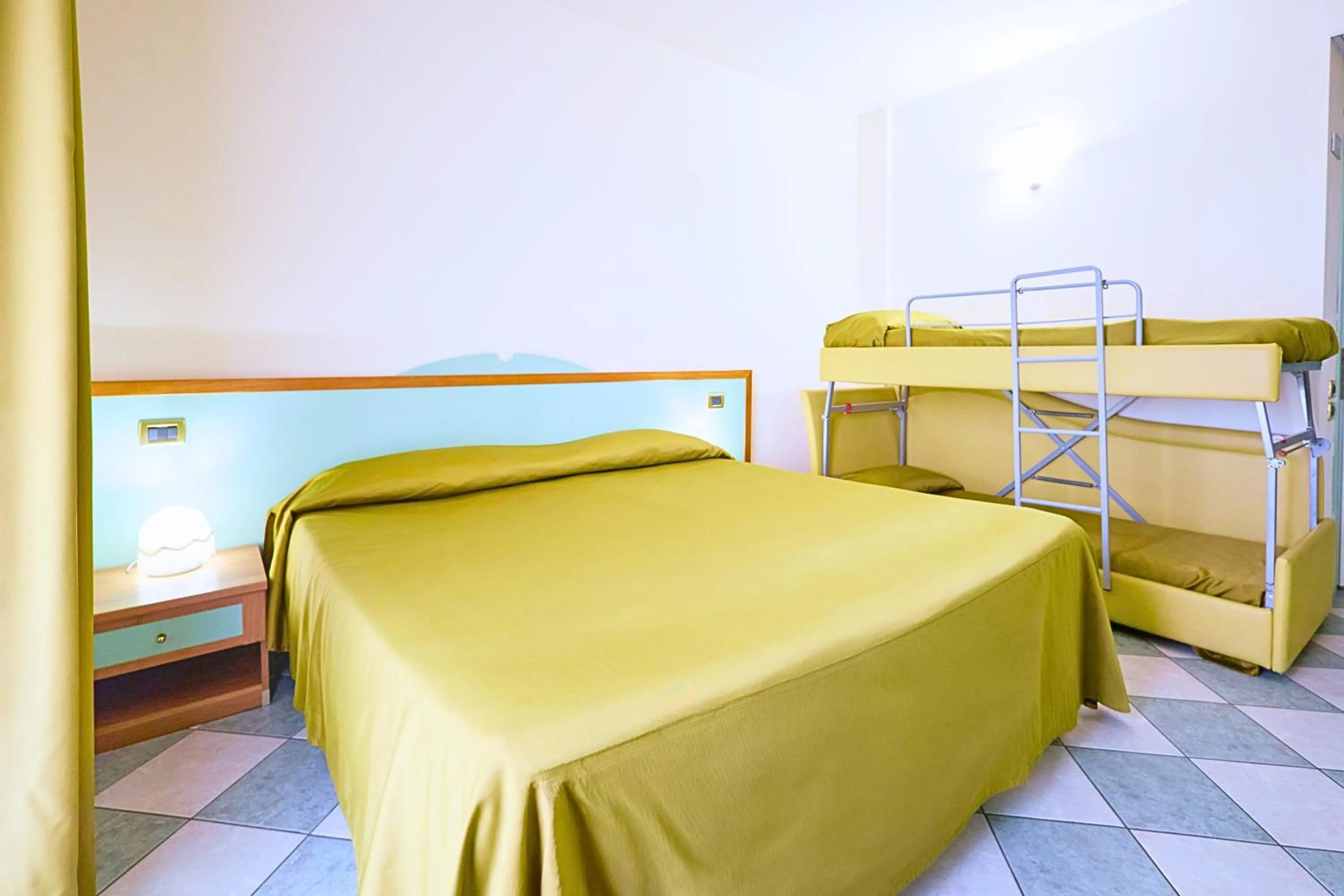 Bed in Hotel Villa Elena