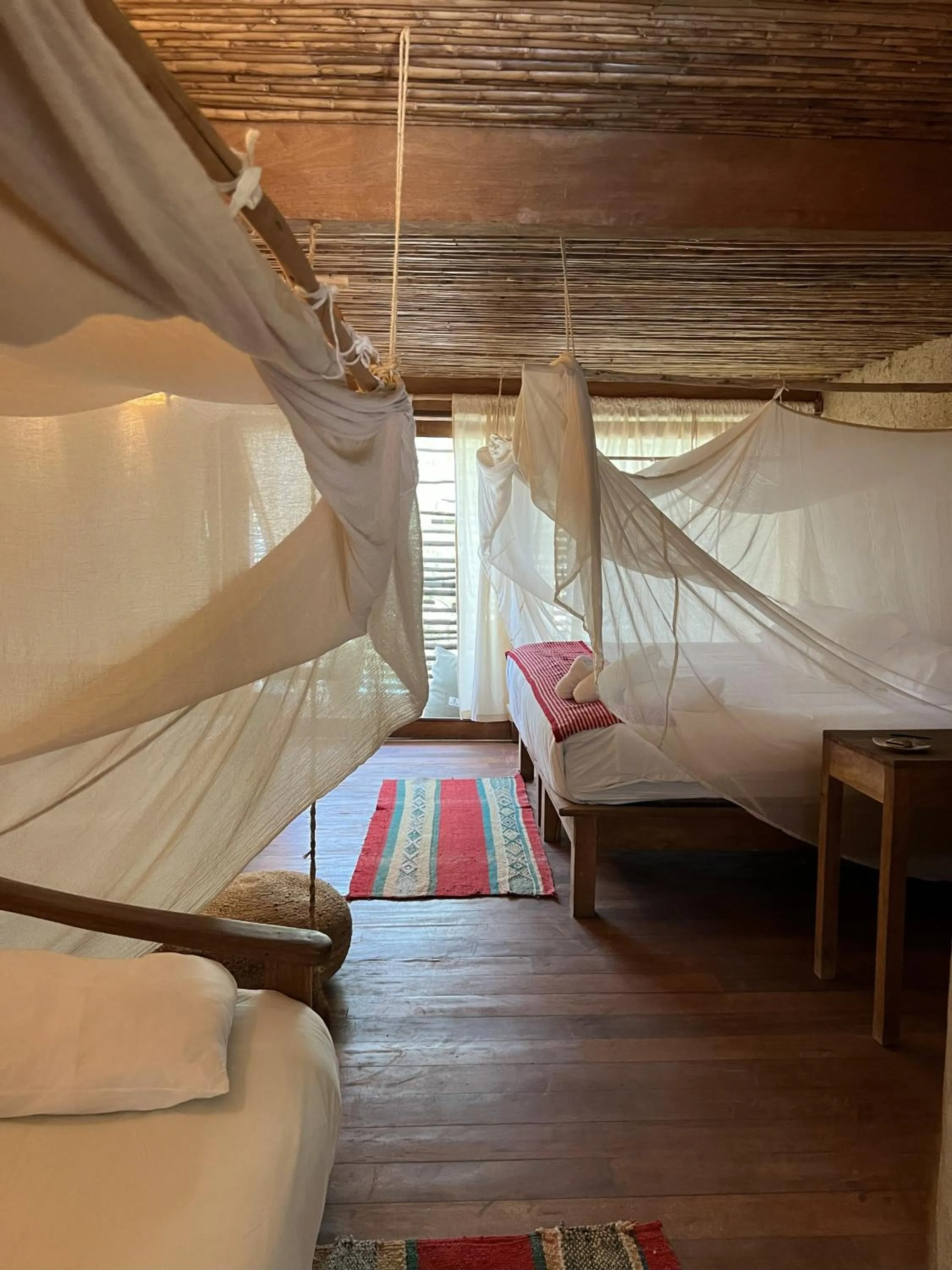 Bed in Eco Lodge Mancora