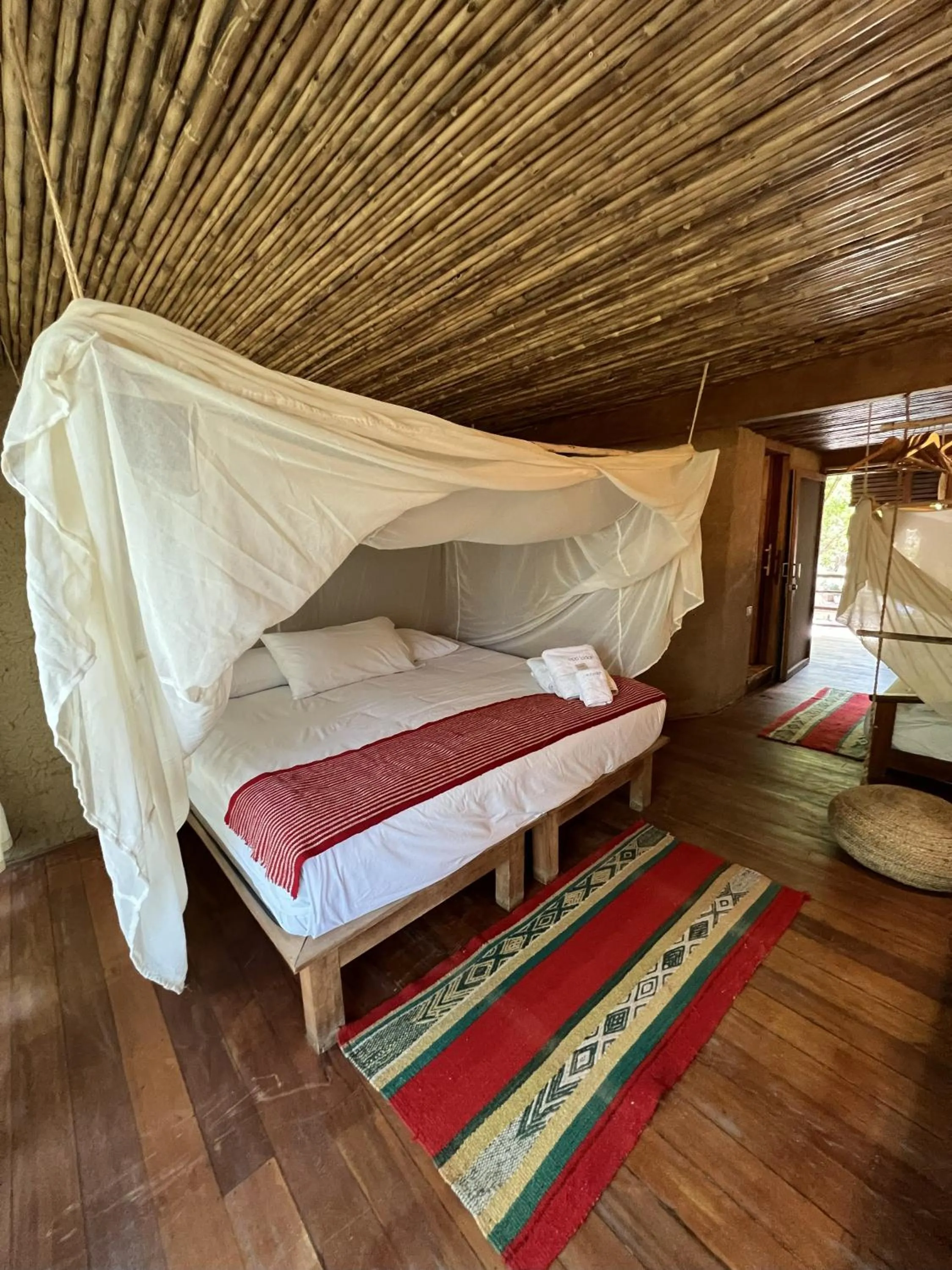 Bed in Eco Lodge Mancora