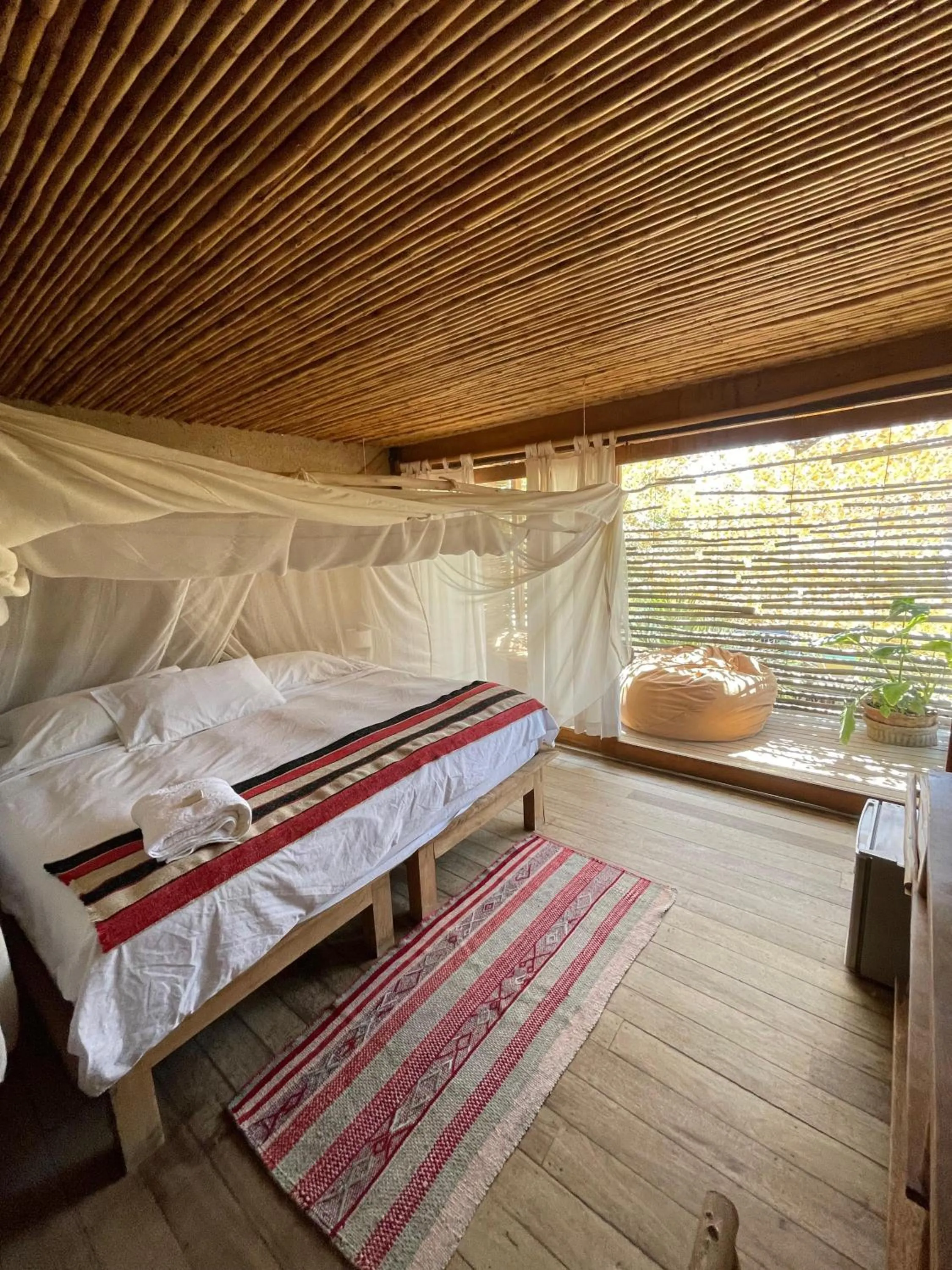 Bed in Eco Lodge Mancora