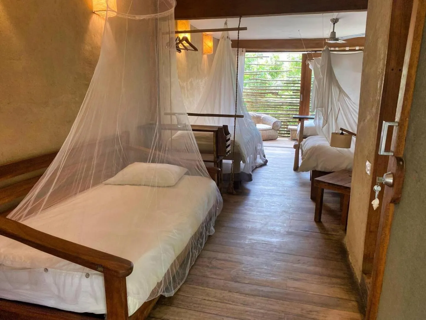 Photo of the whole room, Bed in Eco Lodge Mancora