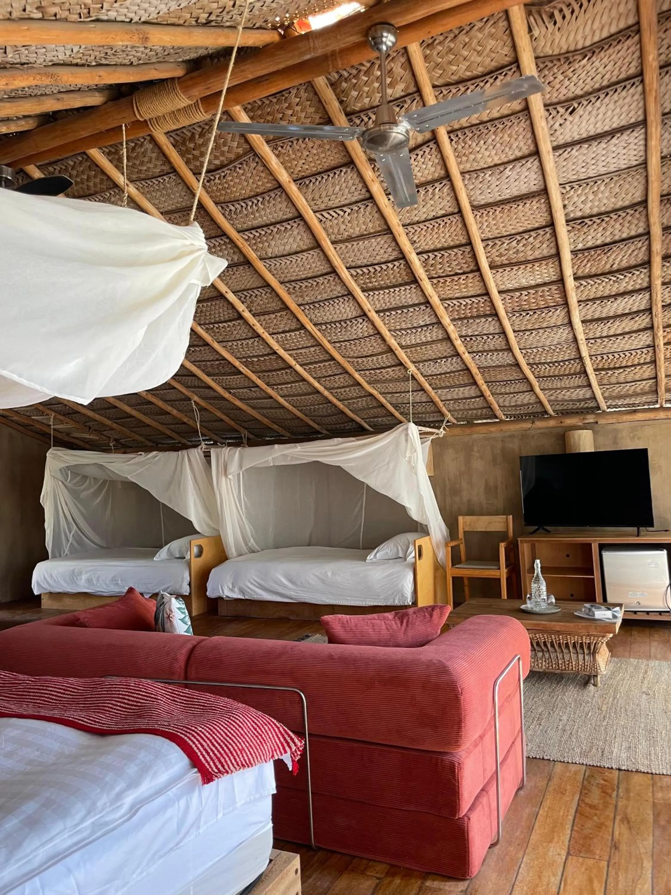 Bed in Eco Lodge Mancora