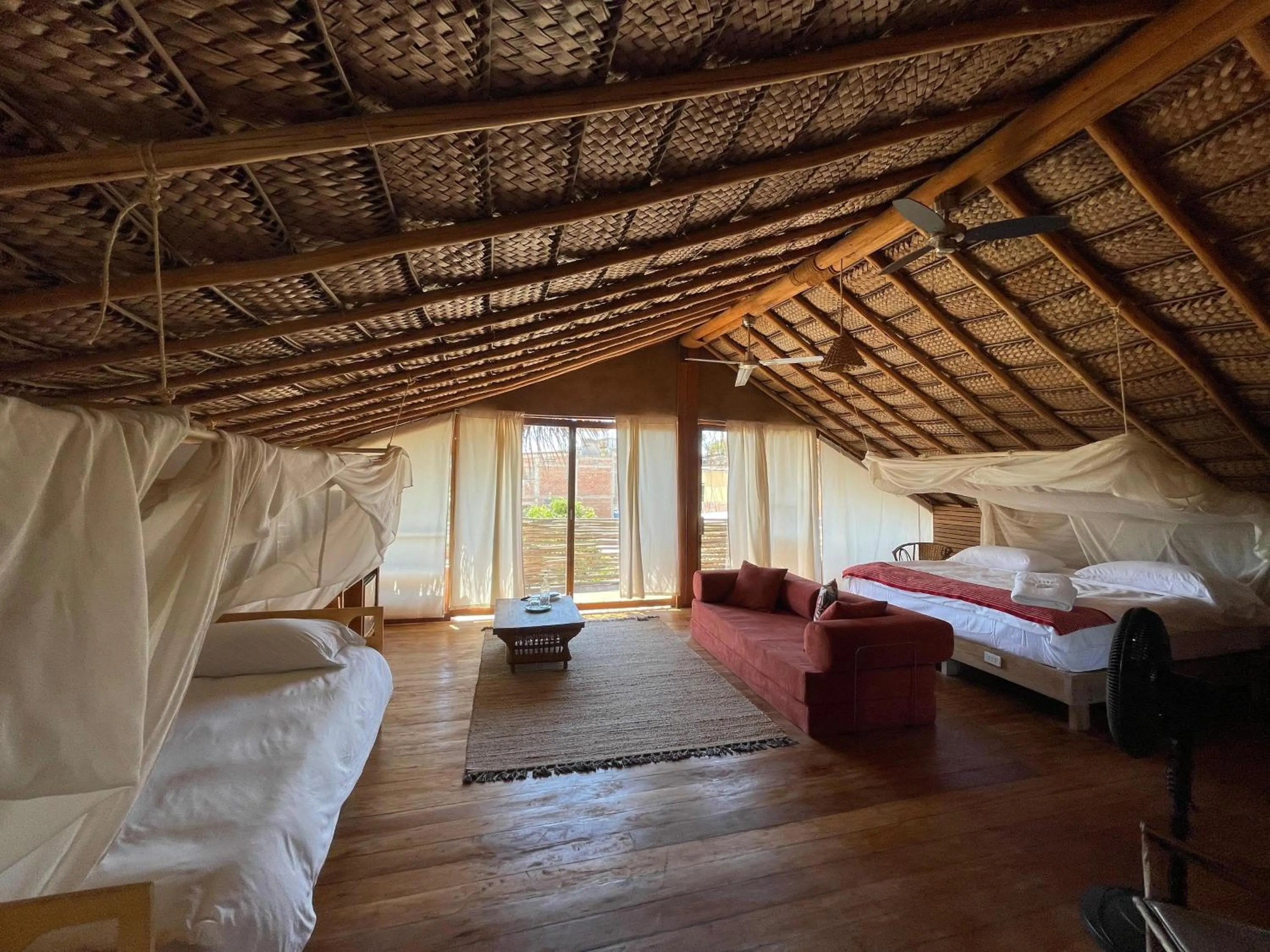 Bed in Eco Lodge Mancora