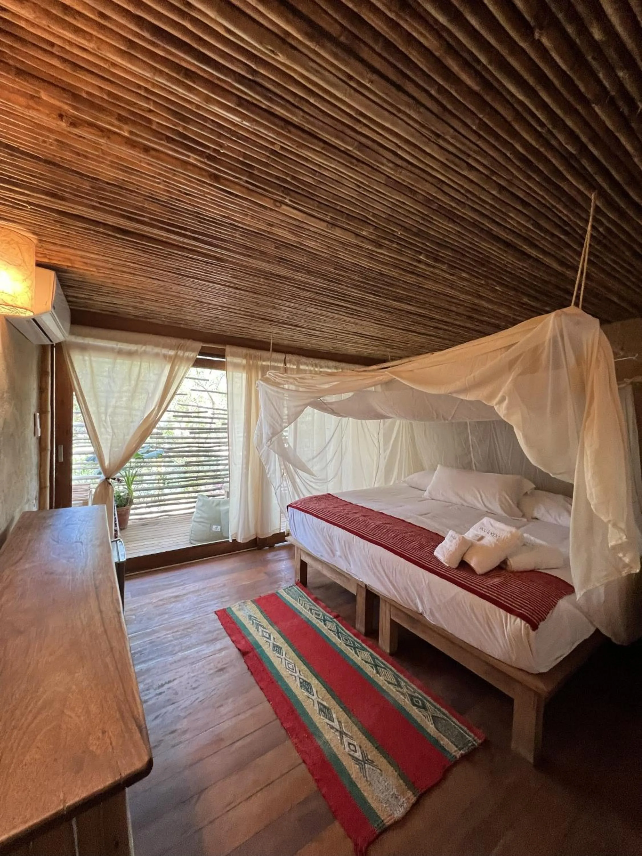 Bed in Eco Lodge Mancora