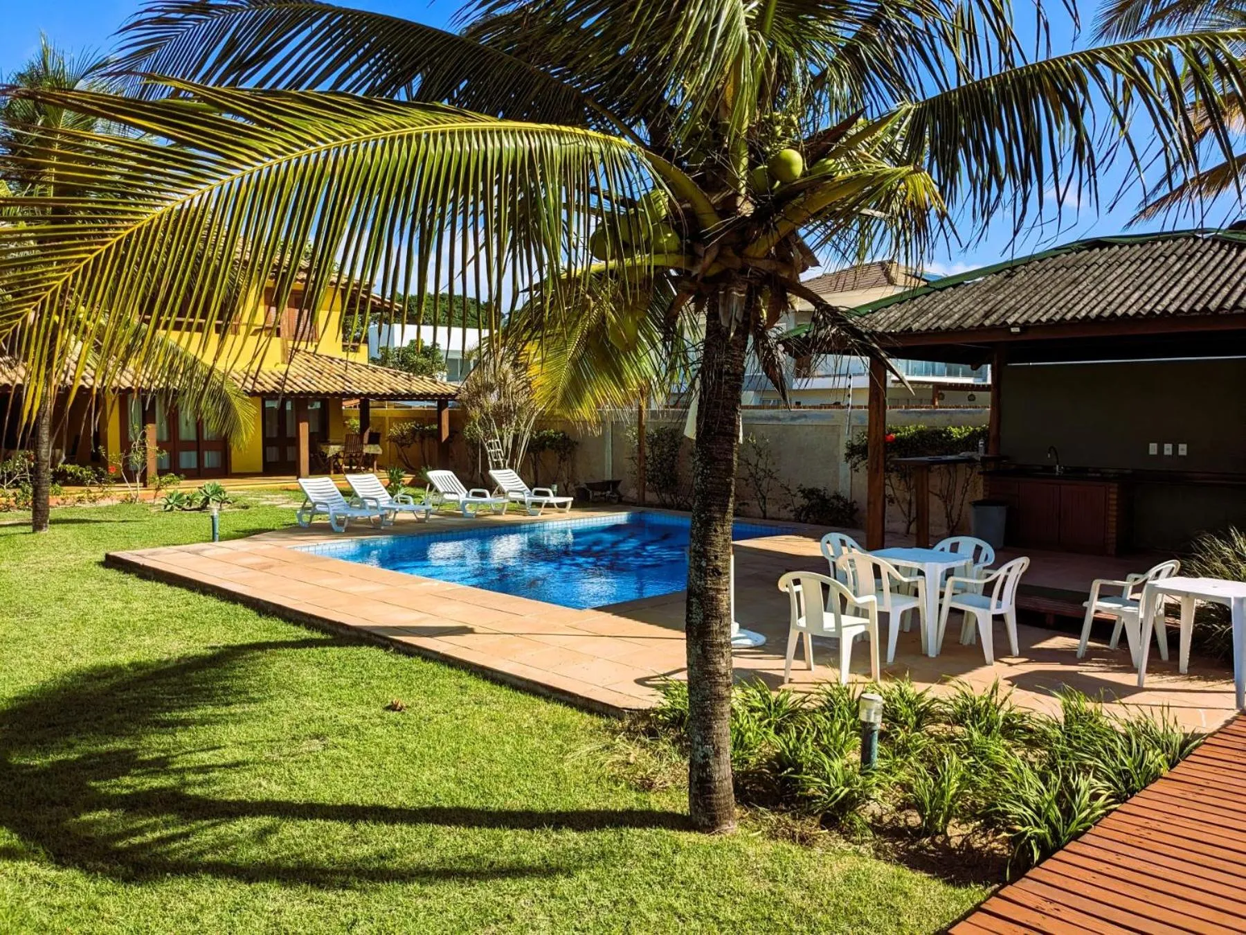 BBQ facilities in Residence Maria Vittoria Praia Arraial