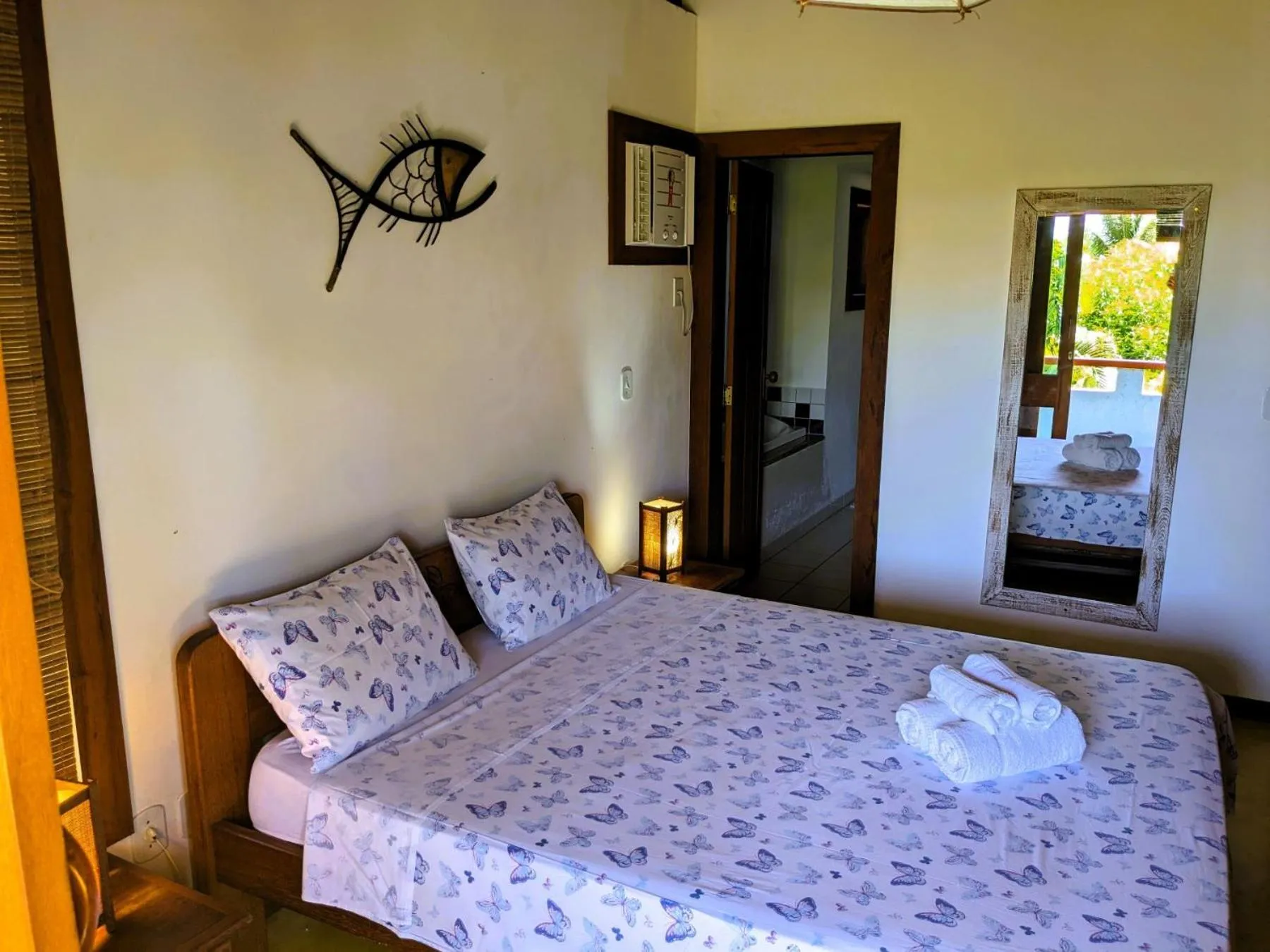 View (from property/room), Bed in Residence Maria Vittoria Praia Arraial