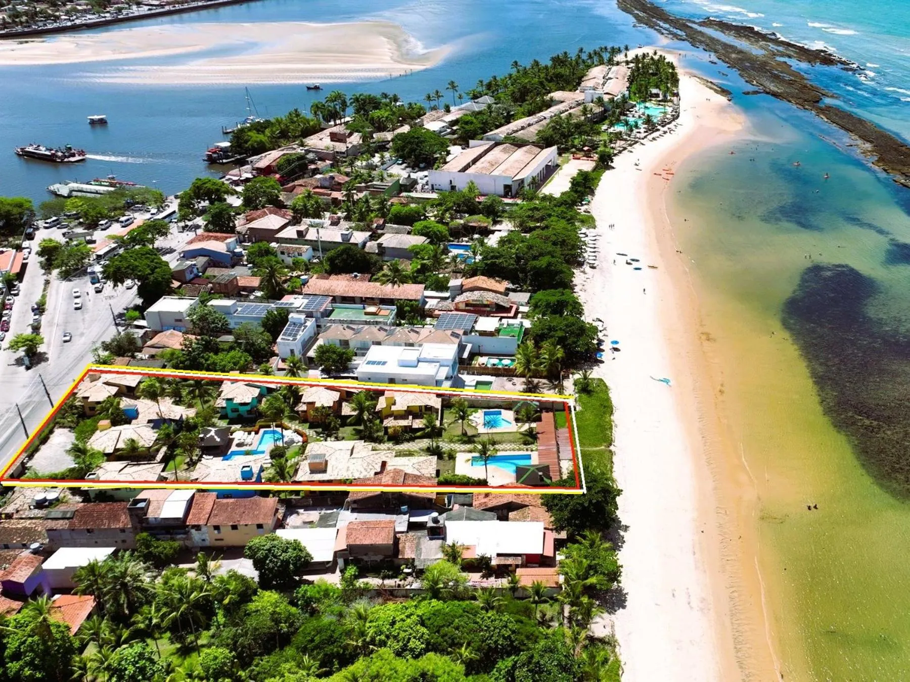 Bird's eye view in Residence Maria Vittoria Praia Arraial