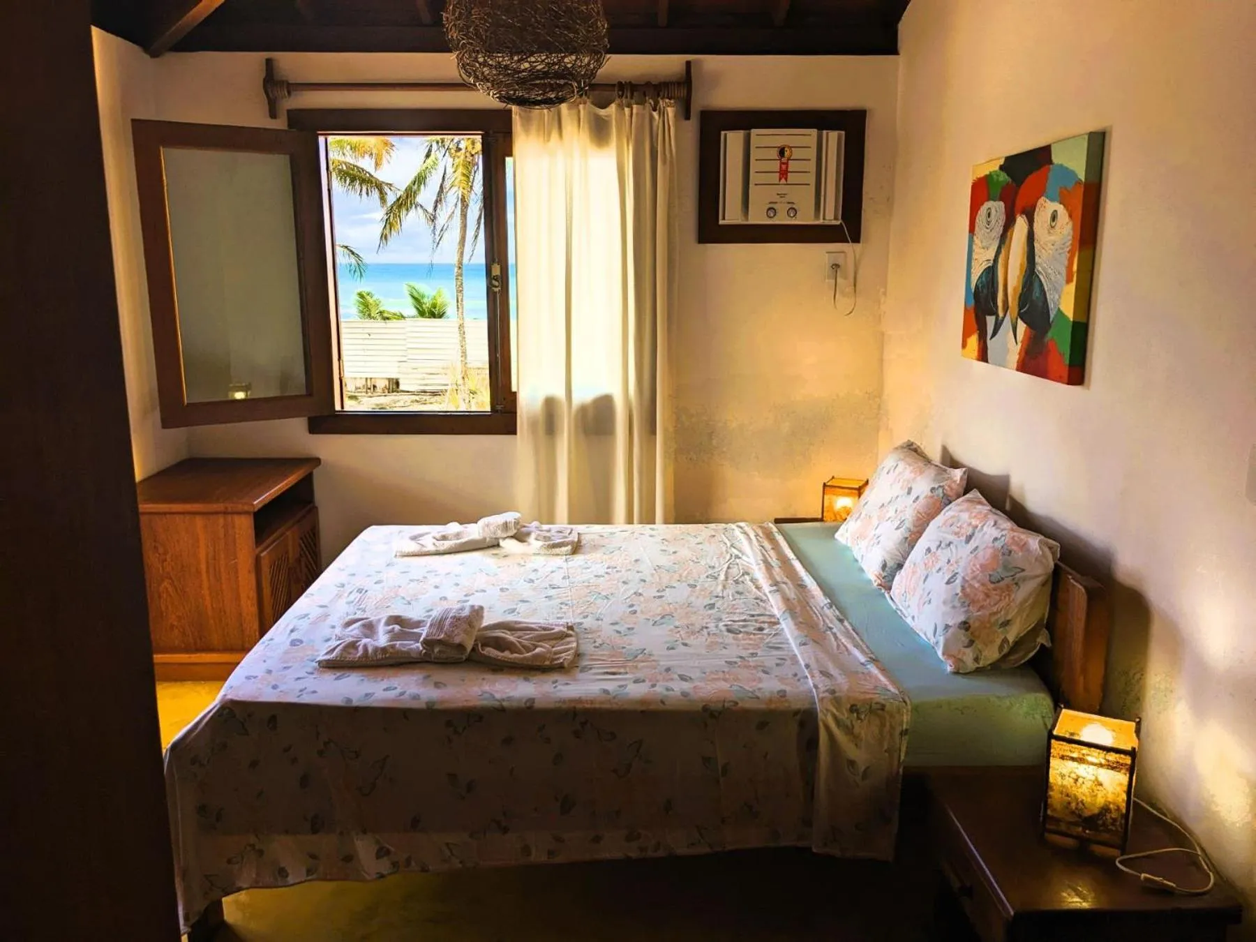 View (from property/room), Bed in Residence Maria Vittoria Praia Arraial
