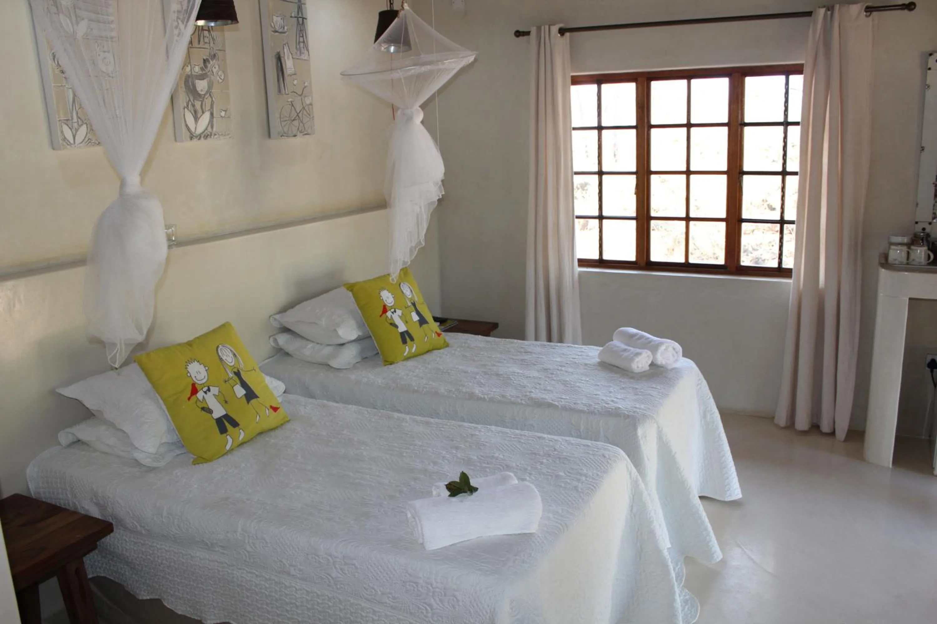 Bed in Tantebane Game Ranch