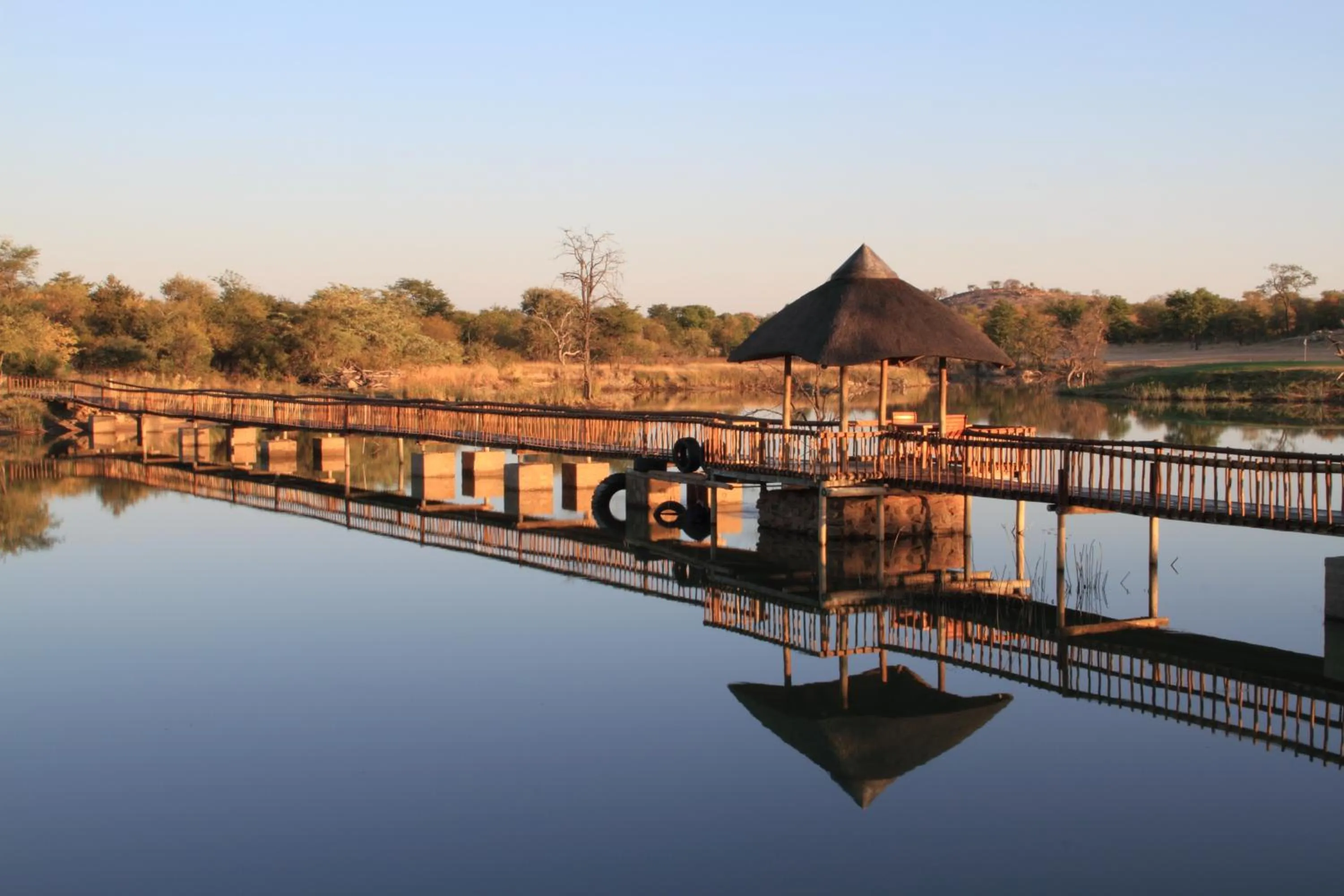 Fishing in Tantebane Game Ranch