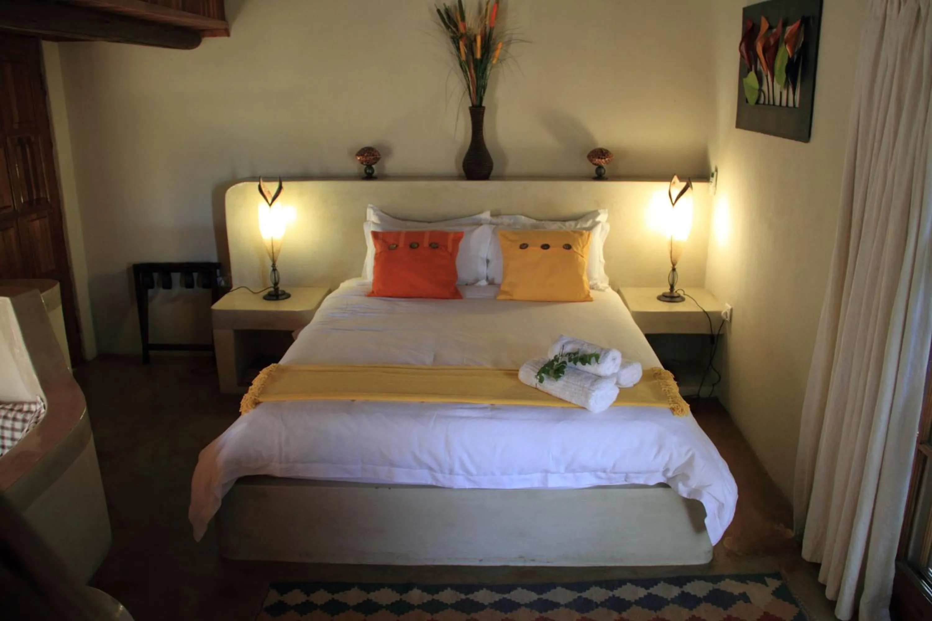 Bed in Tantebane Game Ranch