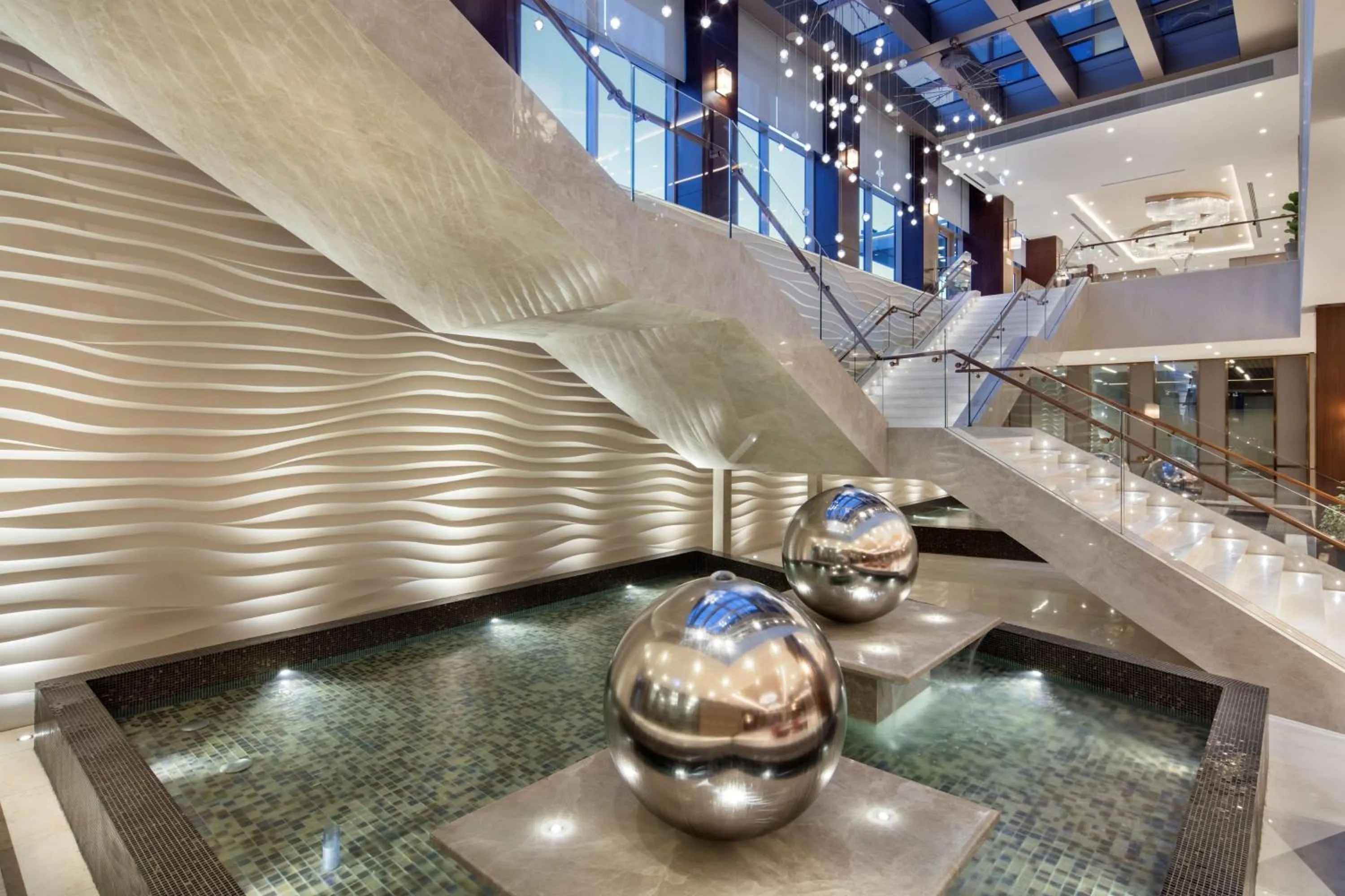 Lobby or reception in DoubleTree By Hilton Skopje