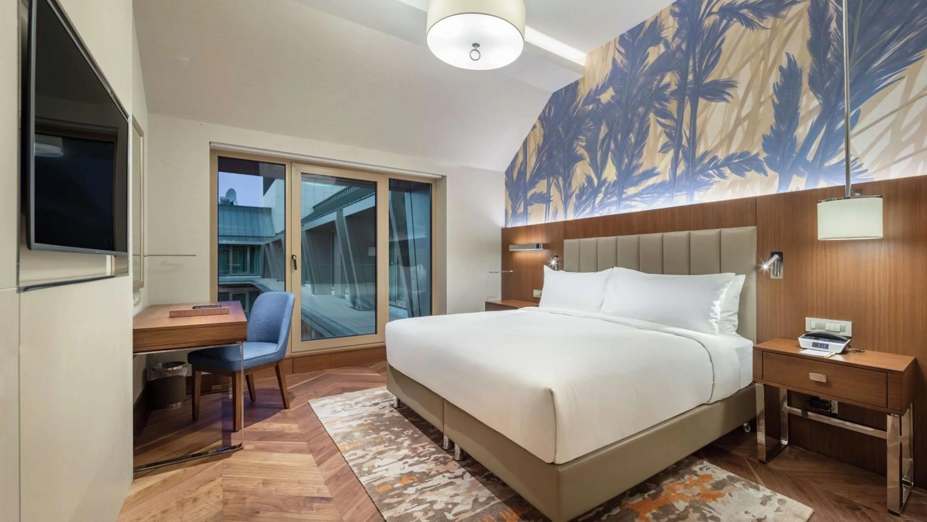 Bedroom, Bed in DoubleTree By Hilton Skopje