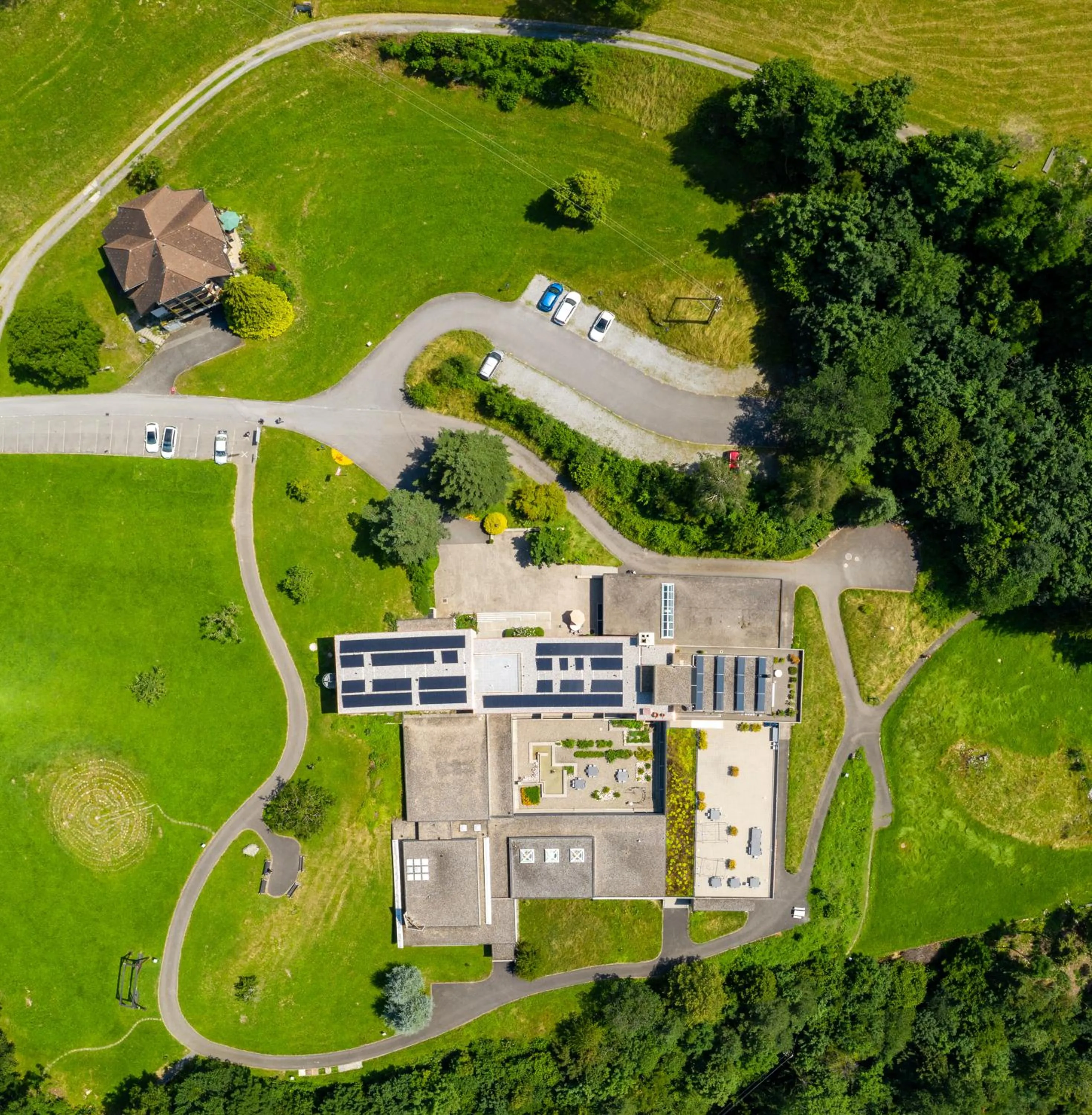 Bird's eye view in B&B Hotel Mattli Übernachtung Frühstück