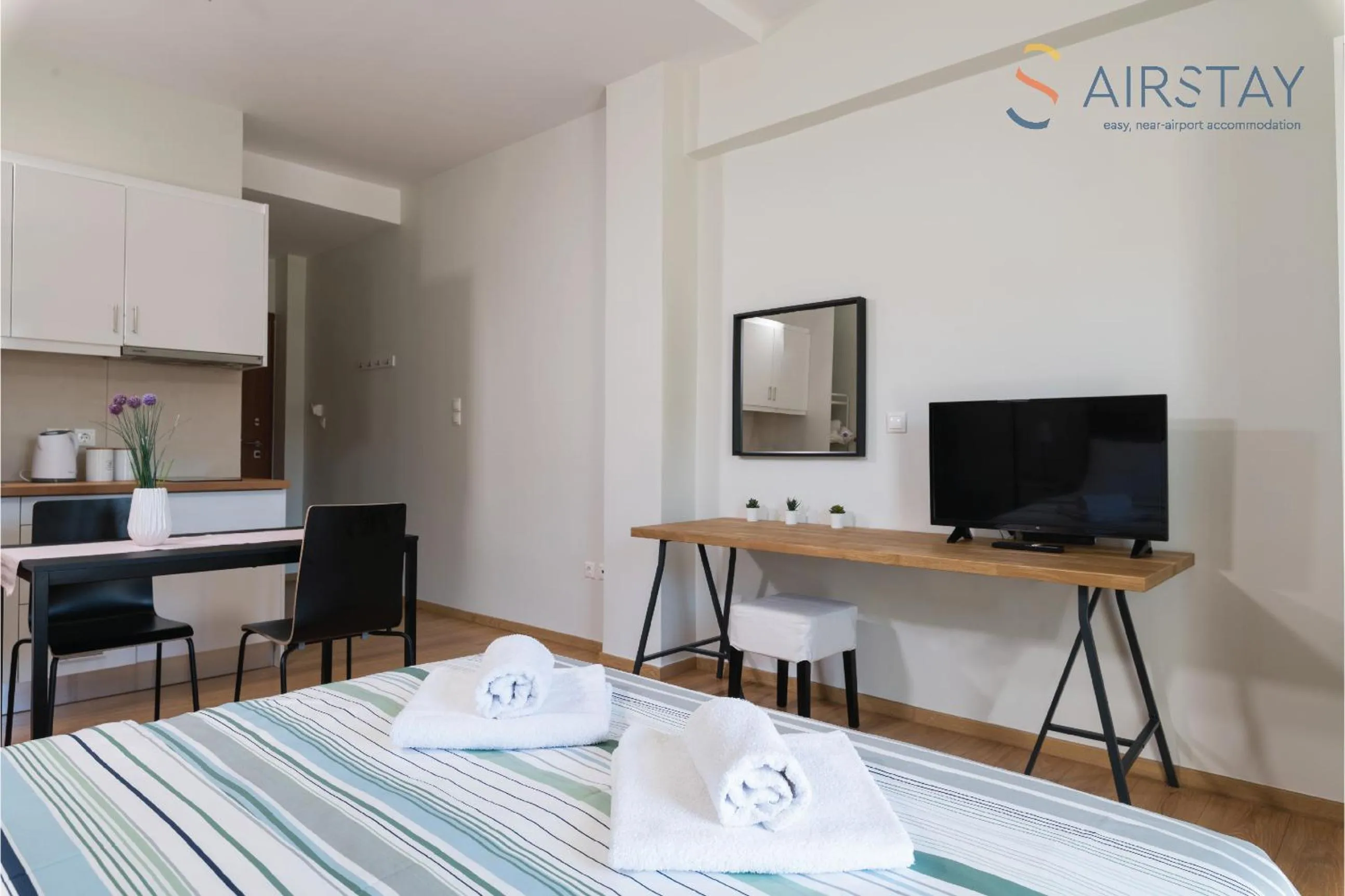 Living room in Anivia Apartments Airport by Airstay