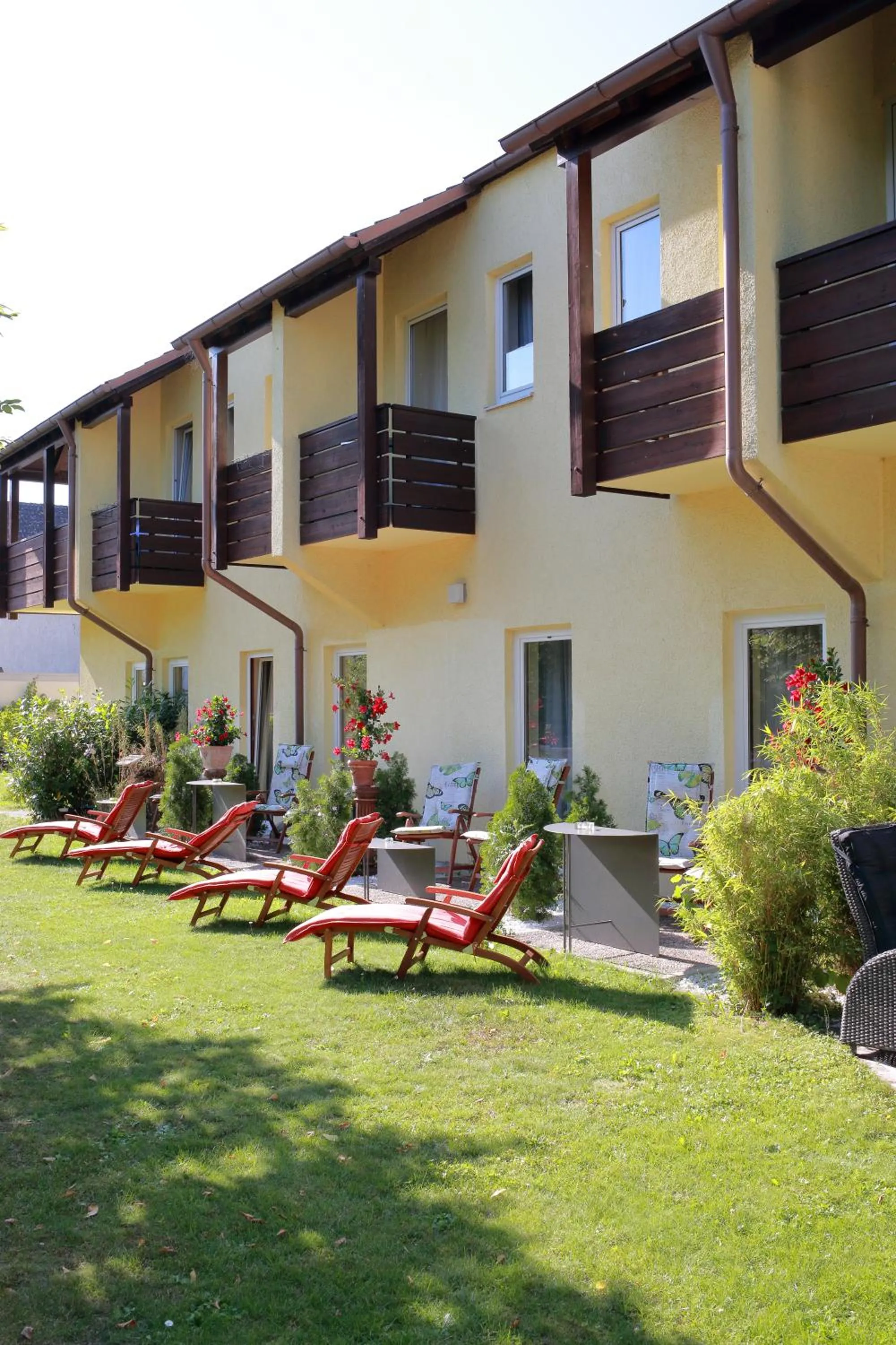 Garden view in Hotel Römerstadt