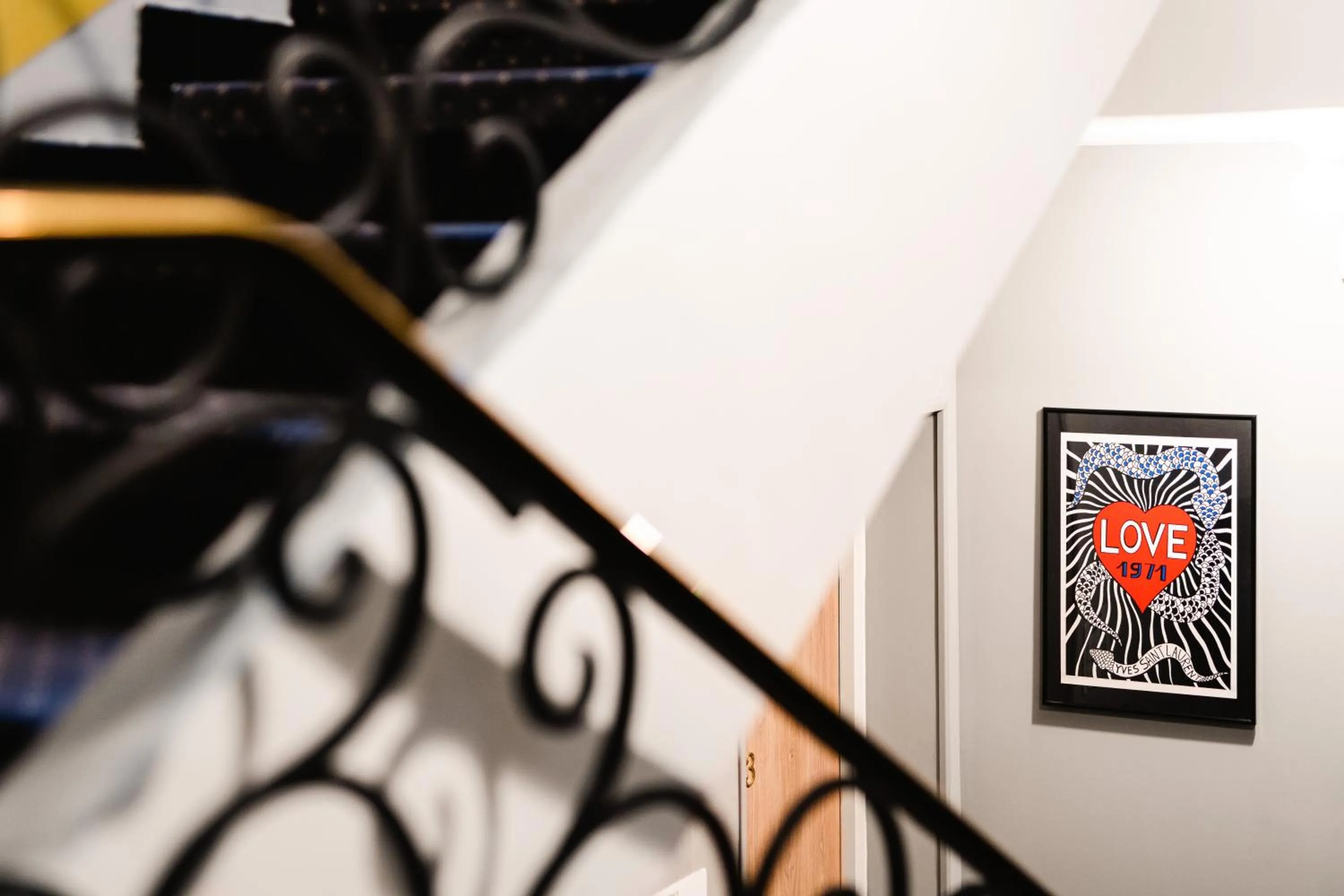 Decorative detail in Hôtel Le C - Boutique Hôtel