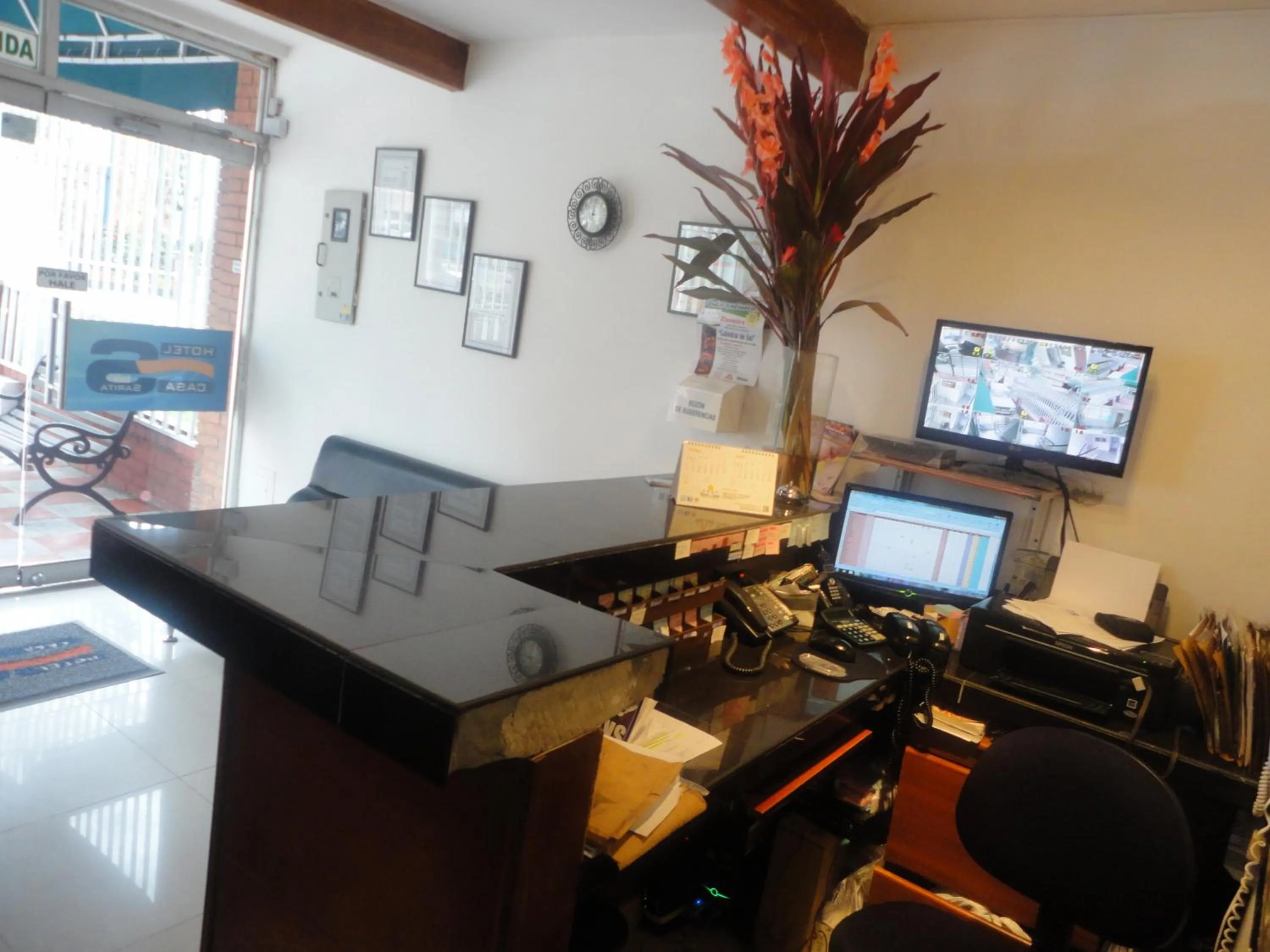 Lobby or reception in Hotel Casa Sarita