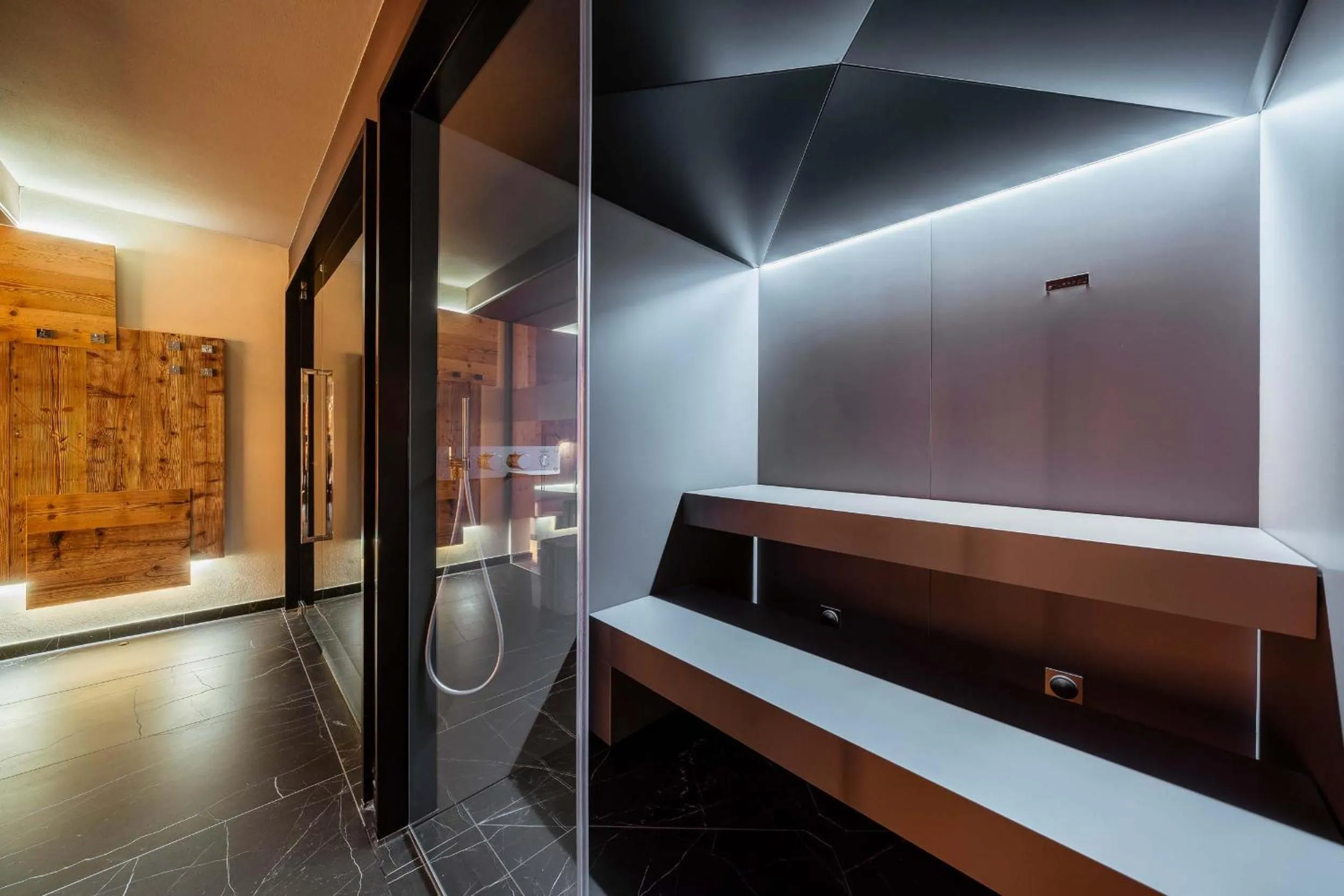 Sauna in Hotel Cristallino d'Ampezzo