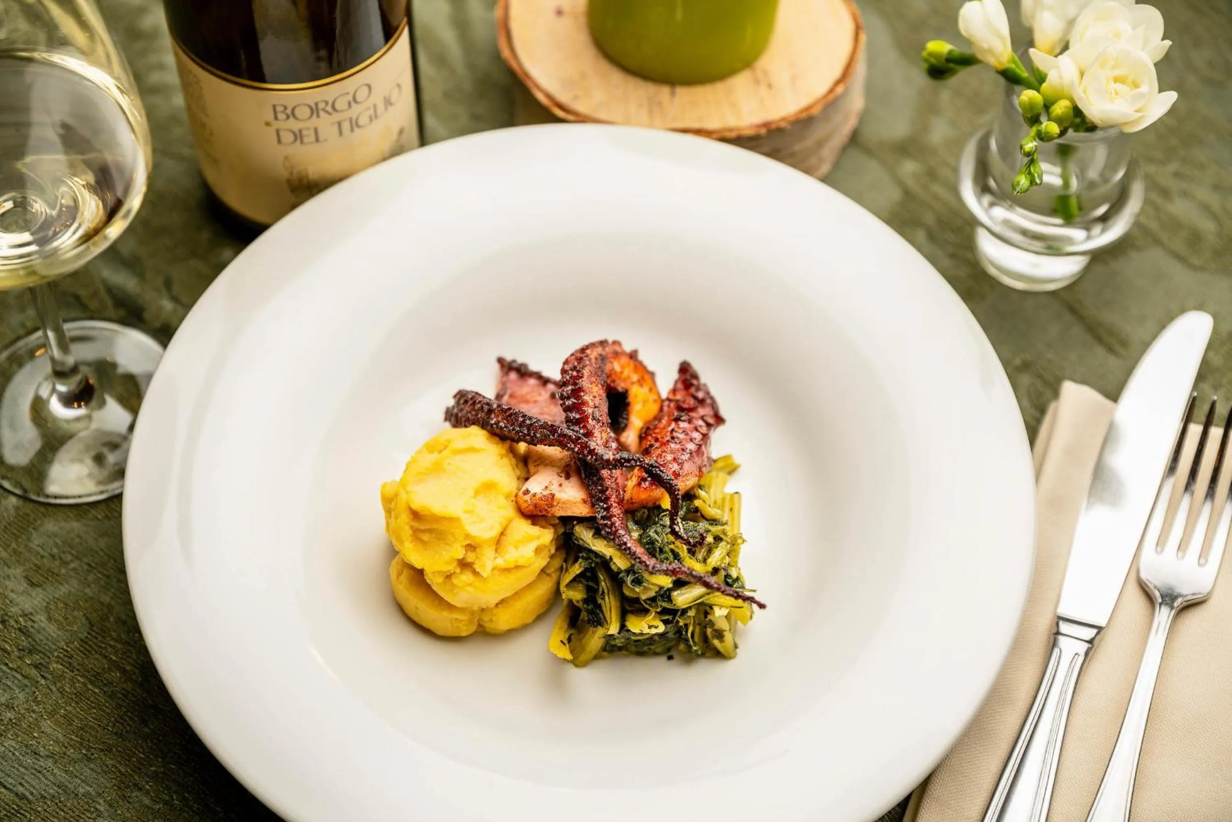 Food close-up in Hotel Cristallino d'Ampezzo