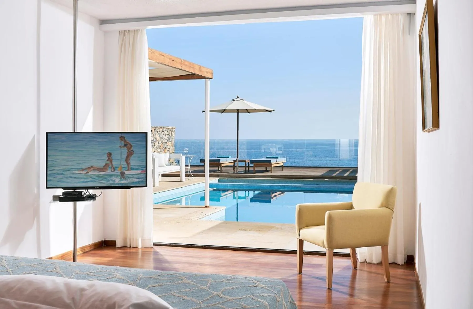 Pool view in St. Nicolas Bay Resort Hotel & Villas