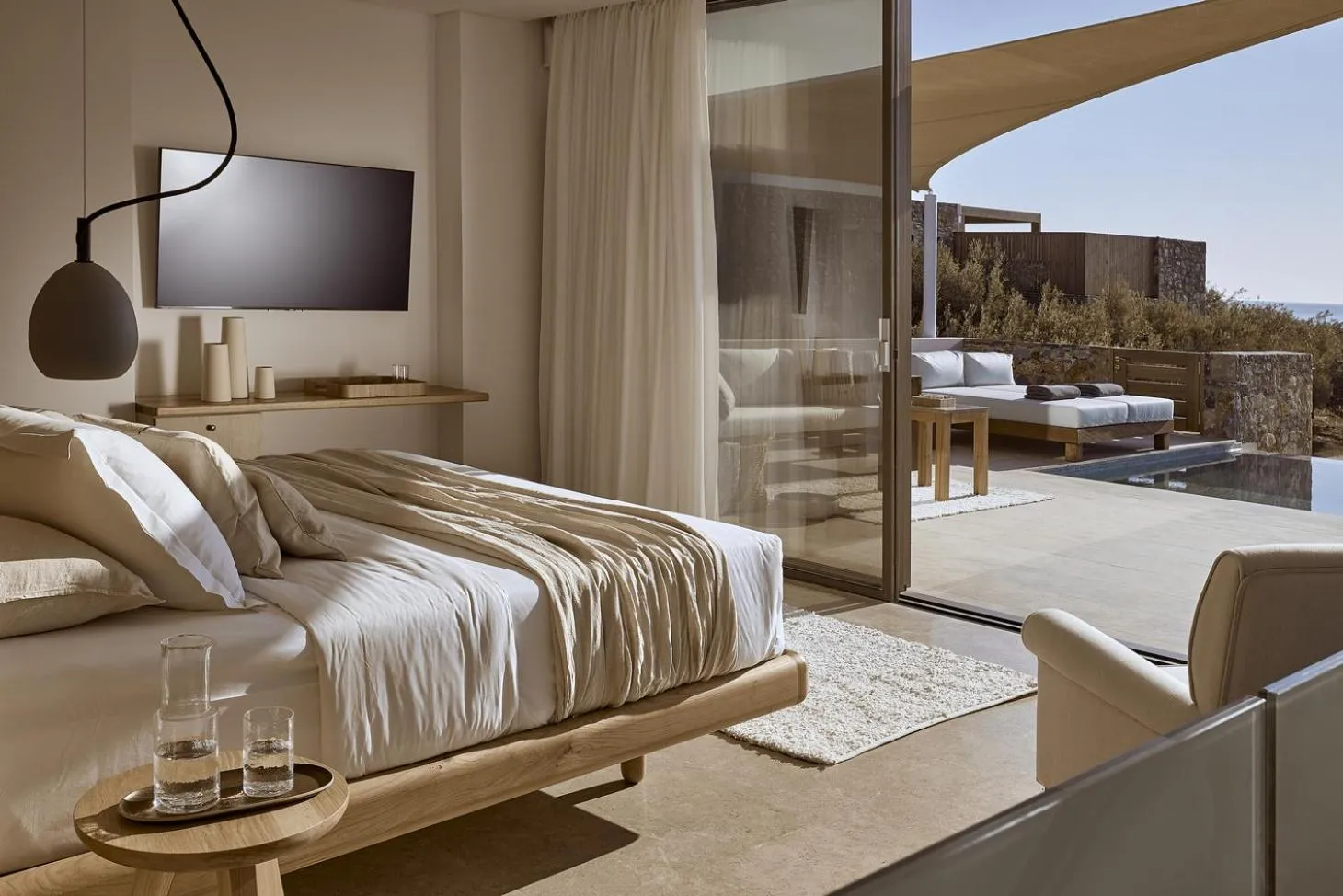 Bedroom, Bed in St. Nicolas Bay Resort Hotel & Villas