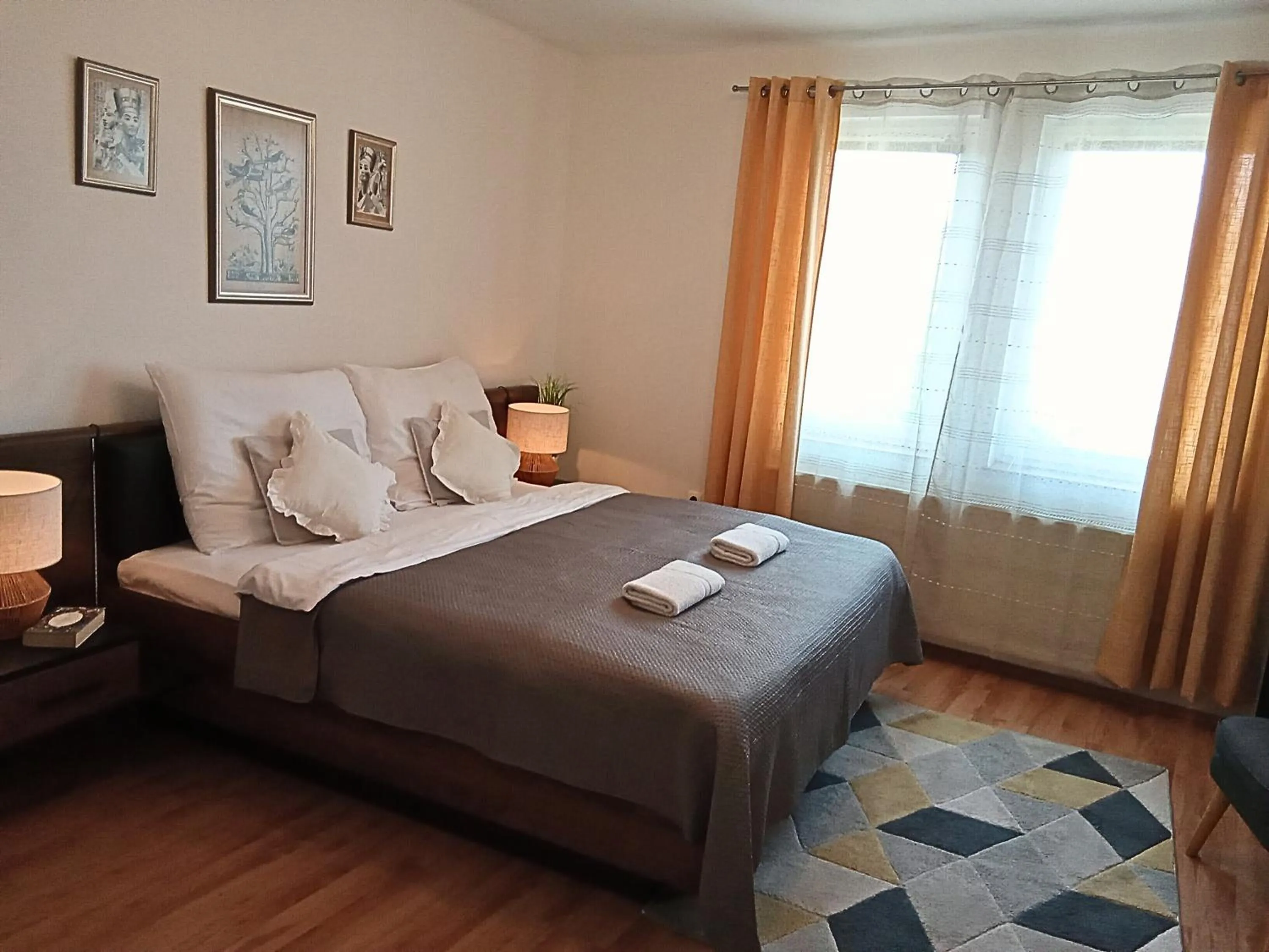 Bed in Orient Apartmanház