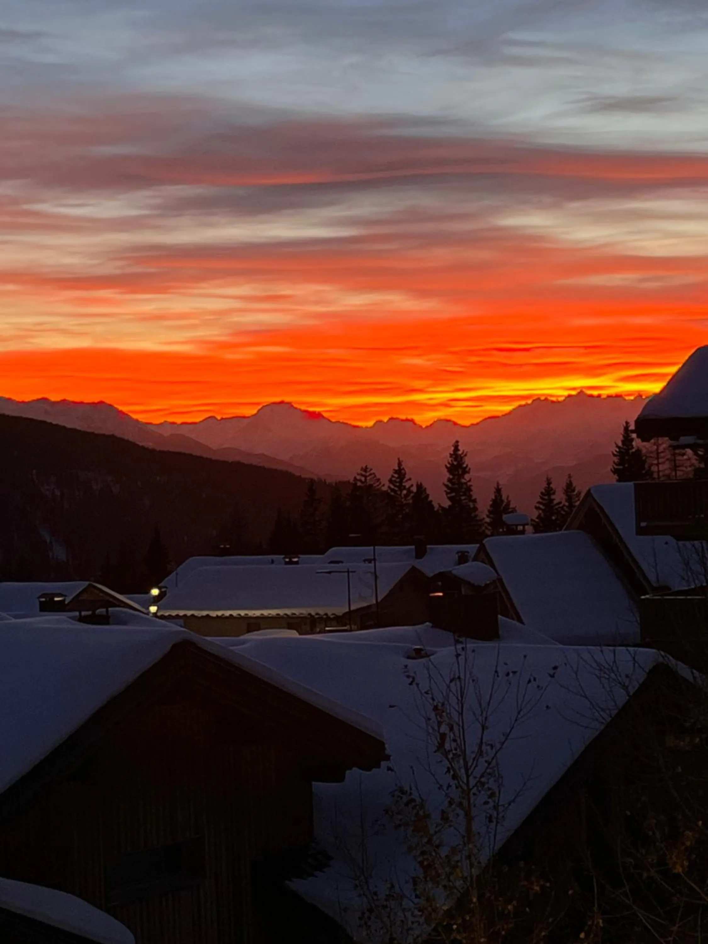 Sunset in Hôtel L'Accroche Coeur