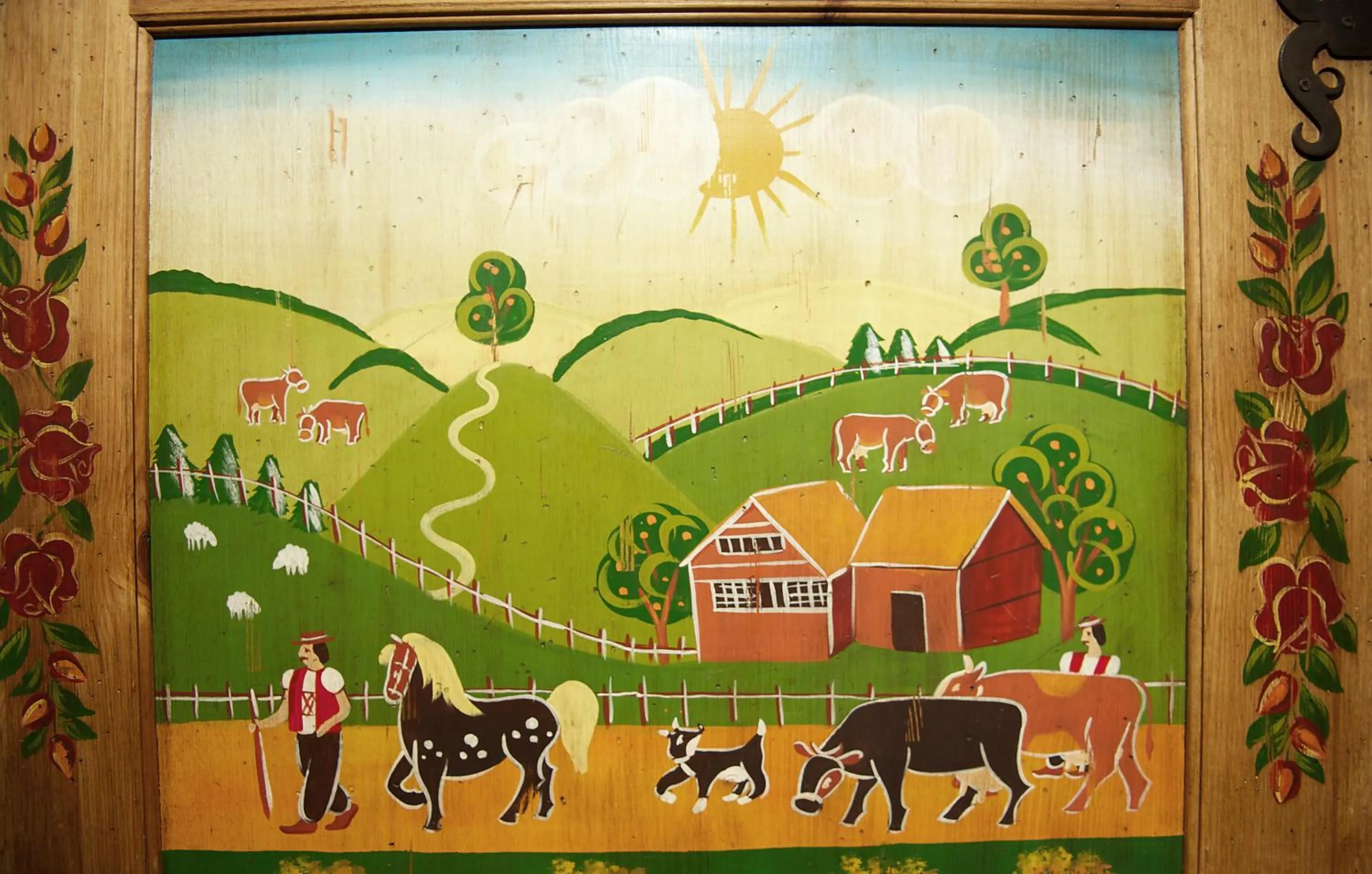 Decorative detail in Hôtel L'Accroche Coeur