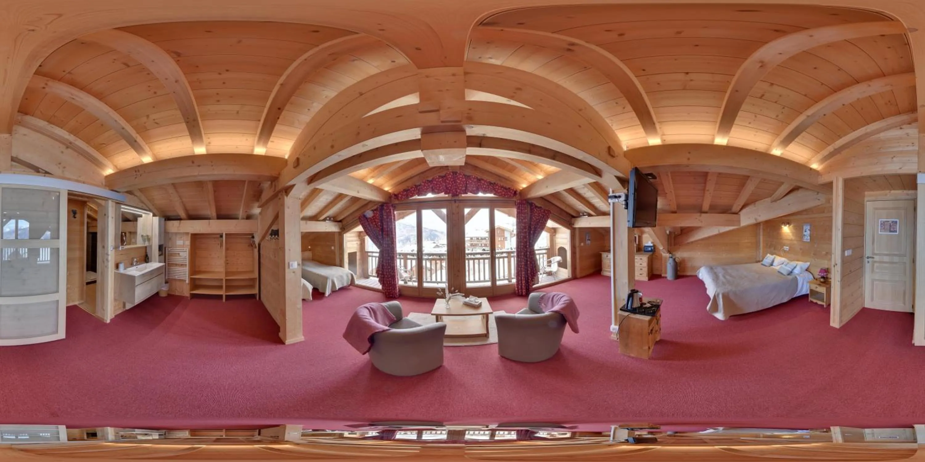 Bedroom in Hôtel L'Accroche Coeur