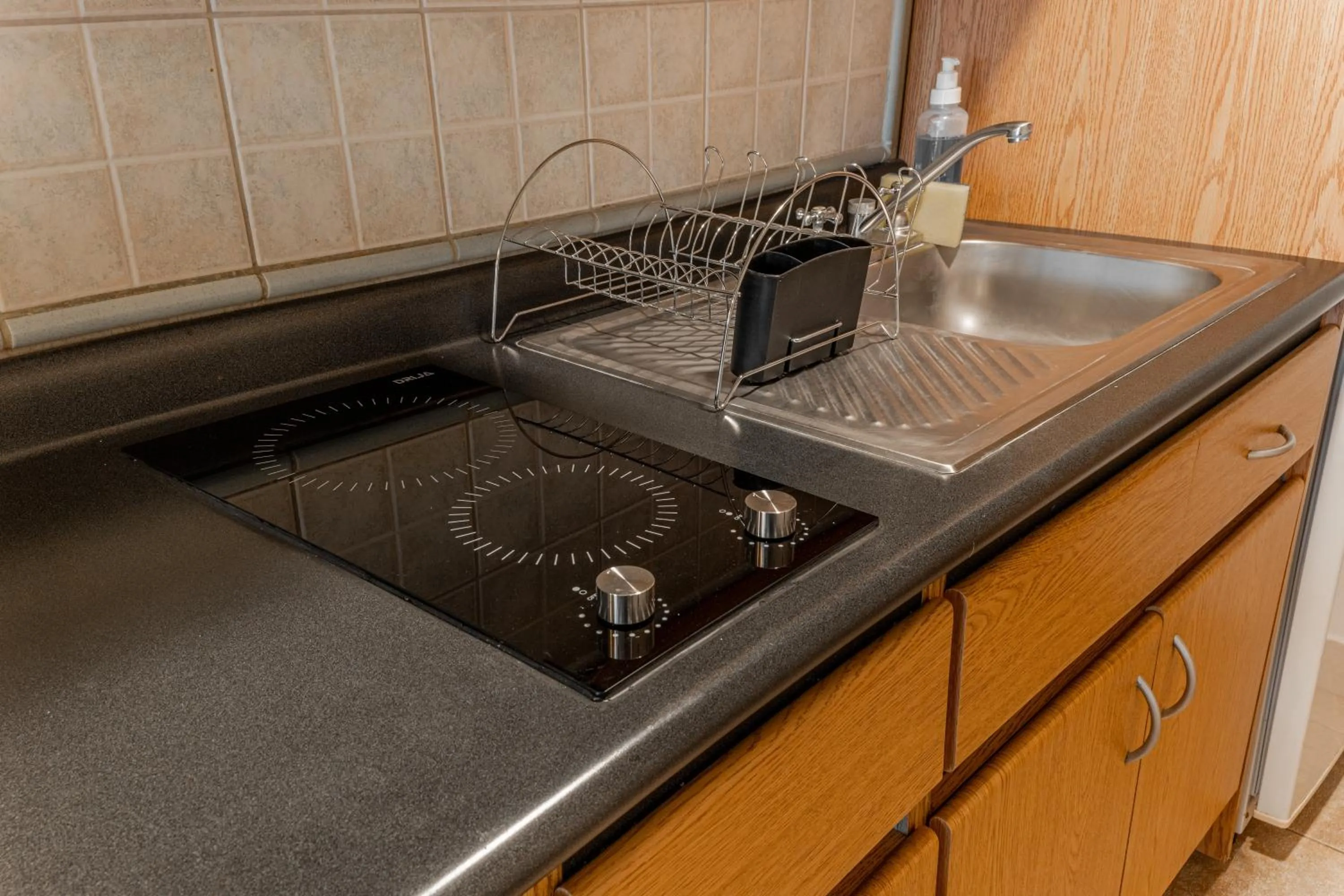 Kitchen or kitchenette in Irazú Hotel & Studios