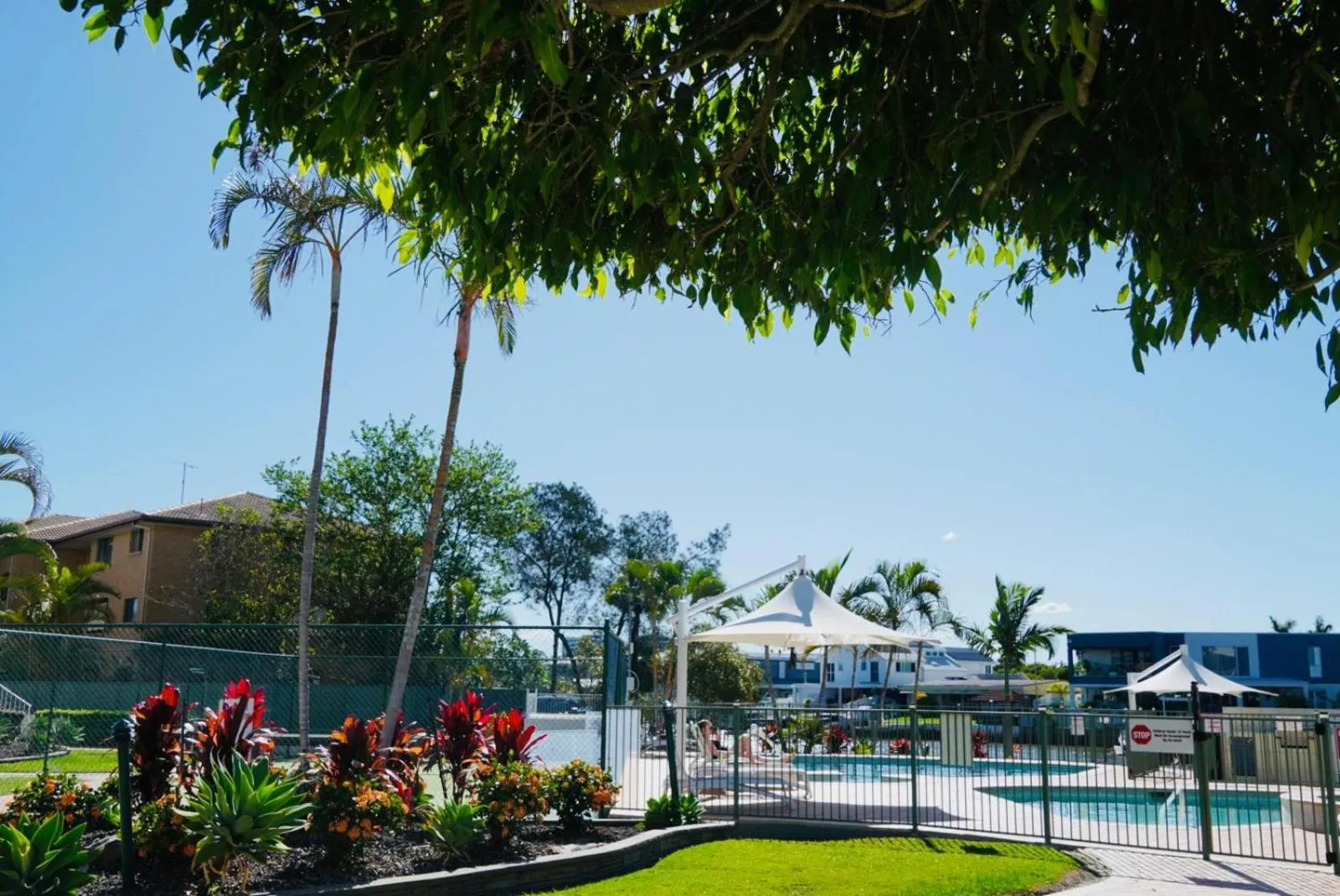 Garden in Pelican Cove Waterfront Apartment