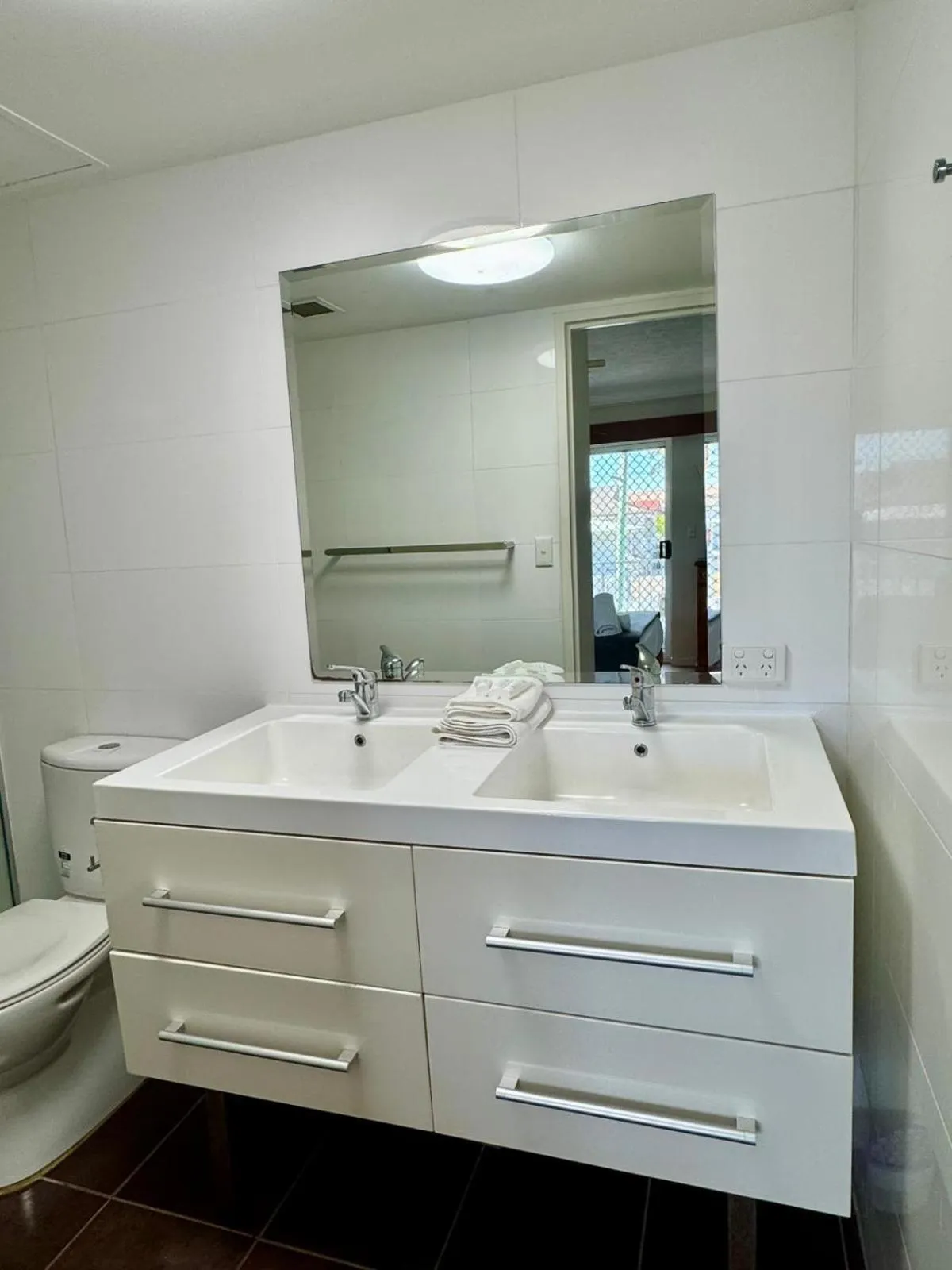 Bathroom in Pelican Cove Waterfront Apartment