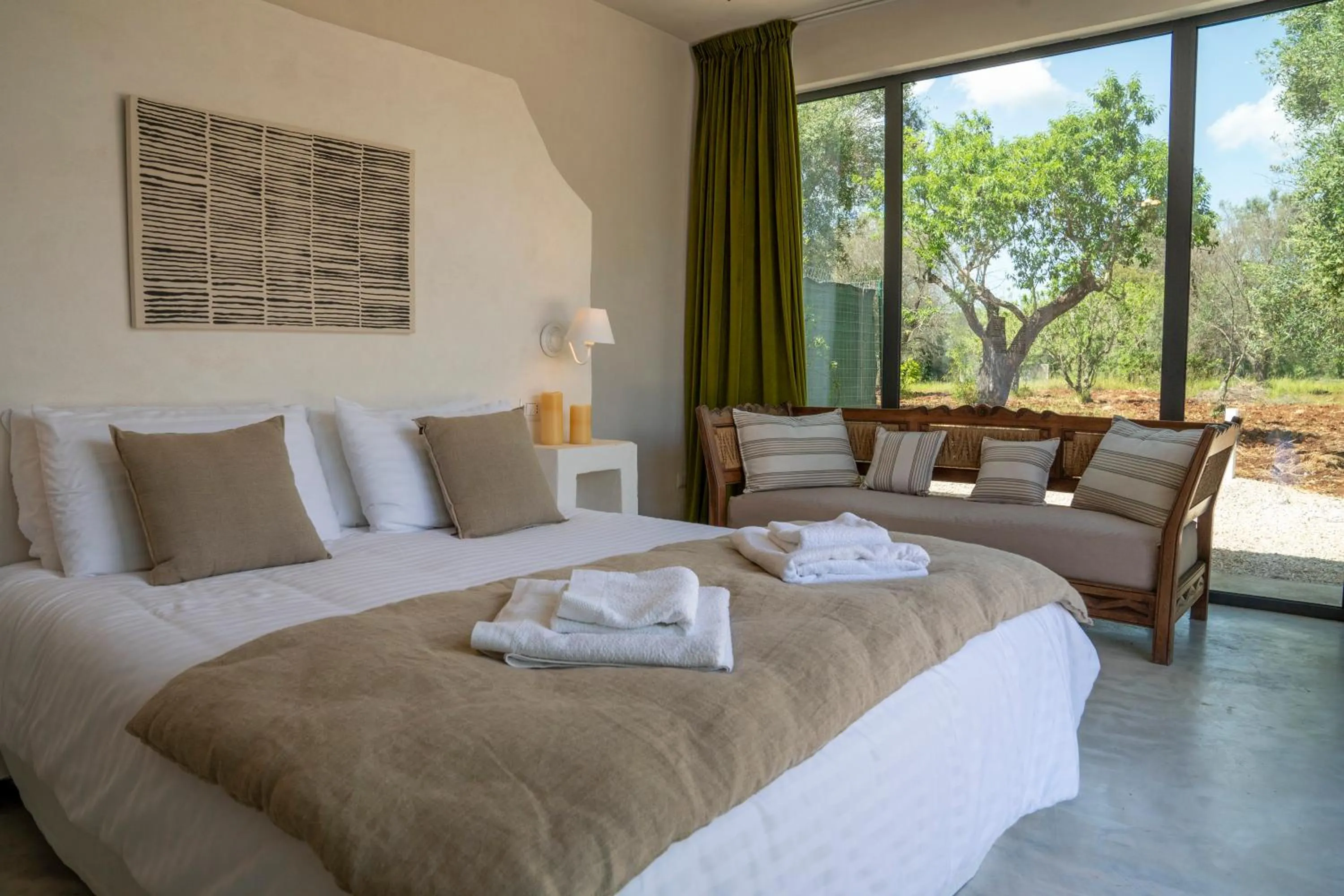 Bed in TRULLO MATTEO VILLA DE LUXE avec PISCINE