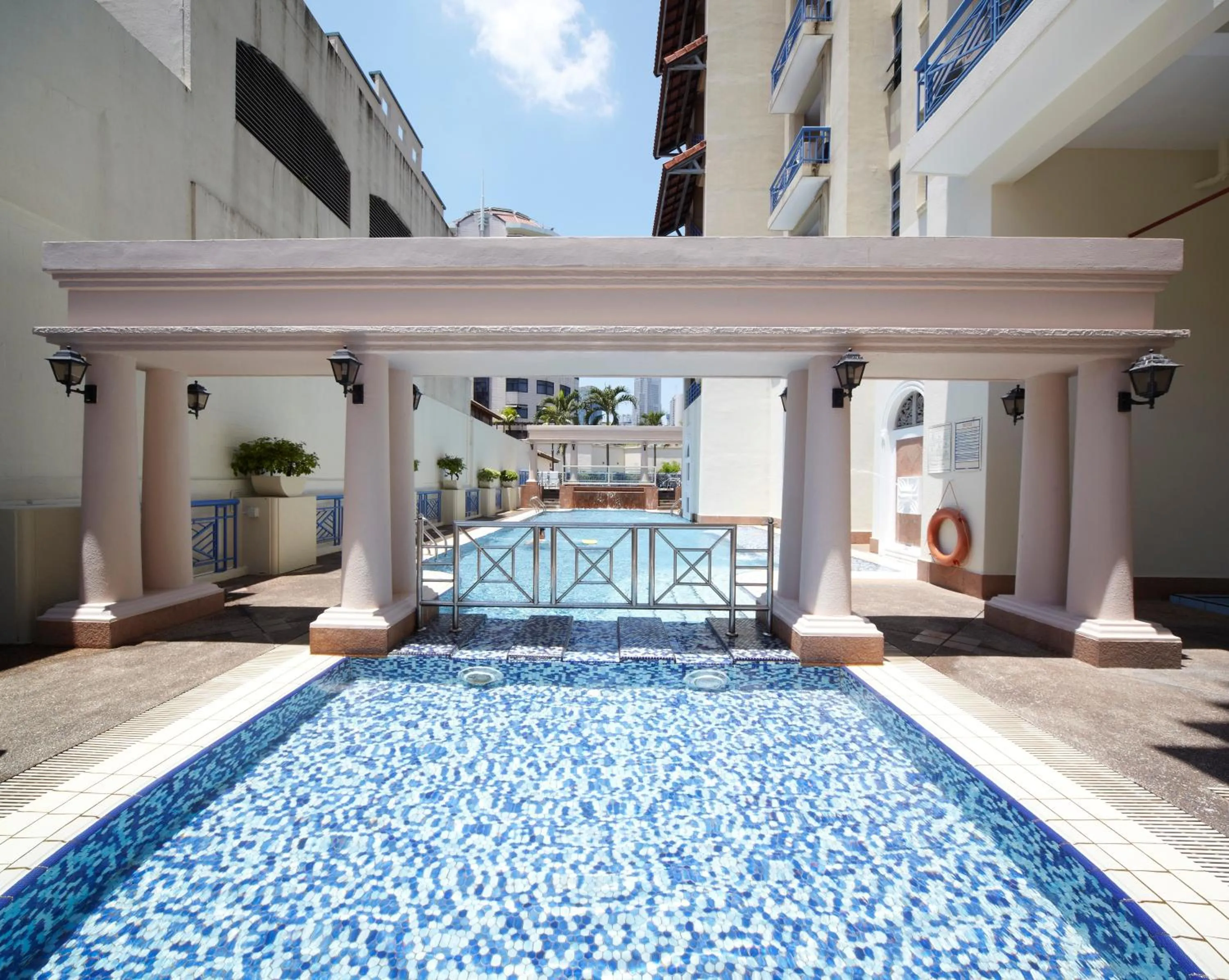 Swimming pool in Village Residence Robertson Quay by Far East Hospitality